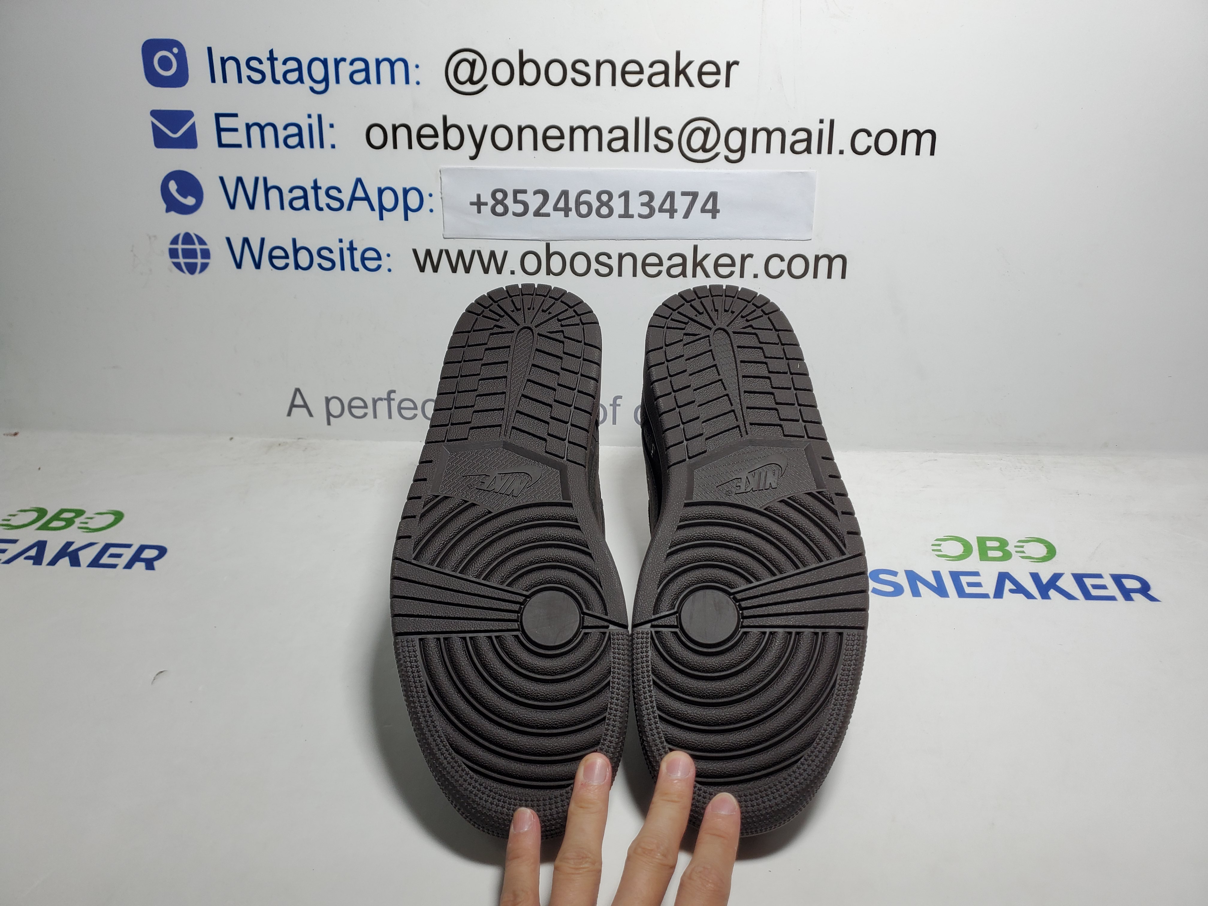 TOP Version Travis Scott x Air Jordan 1 Retro Low OG SP Velvet Brown DM7866-202 review Obosneaker 04