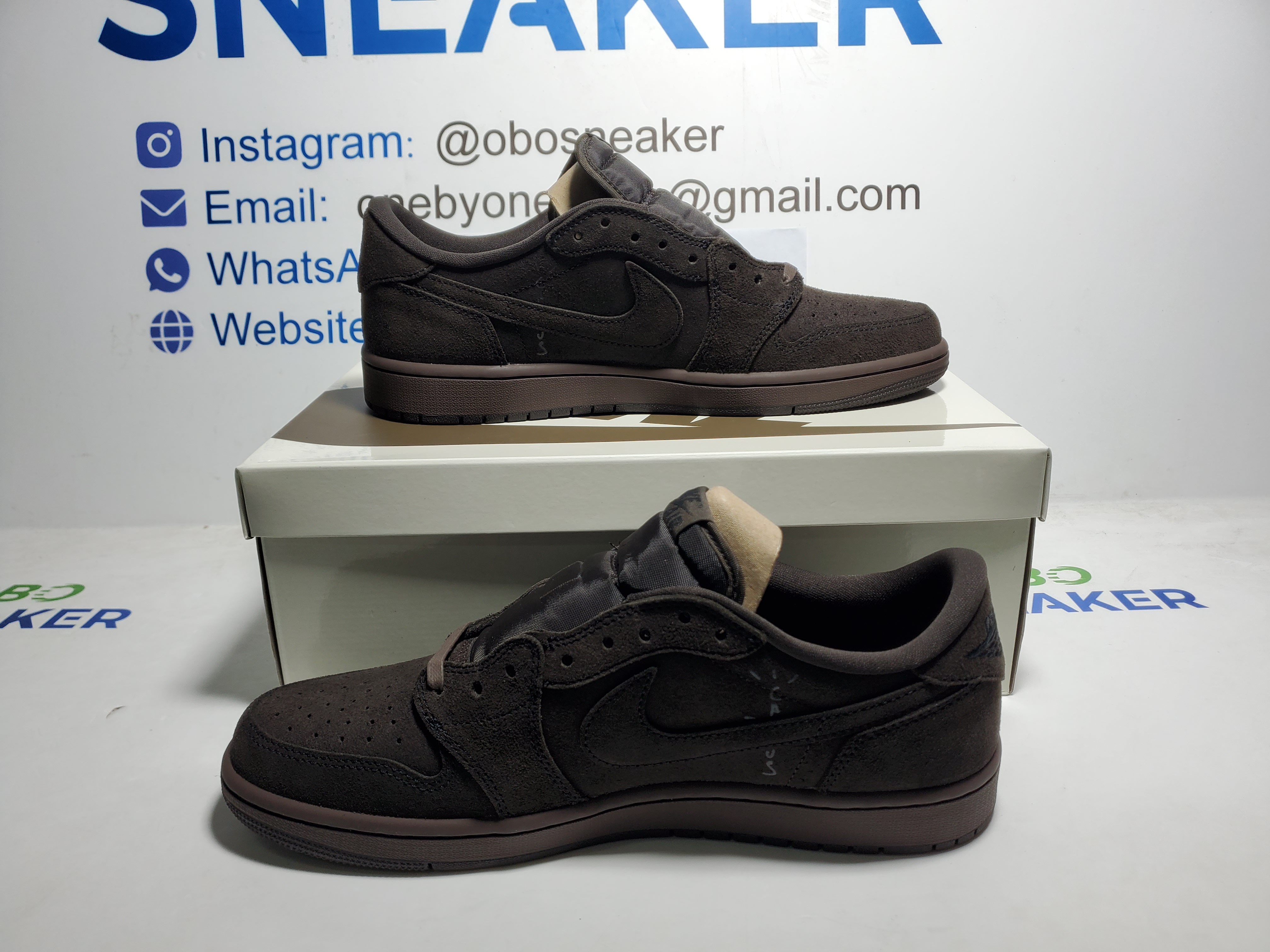 TOP Version Travis Scott x Air Jordan 1 Retro Low OG SP Velvet Brown DM7866-202 review Obosneaker 00