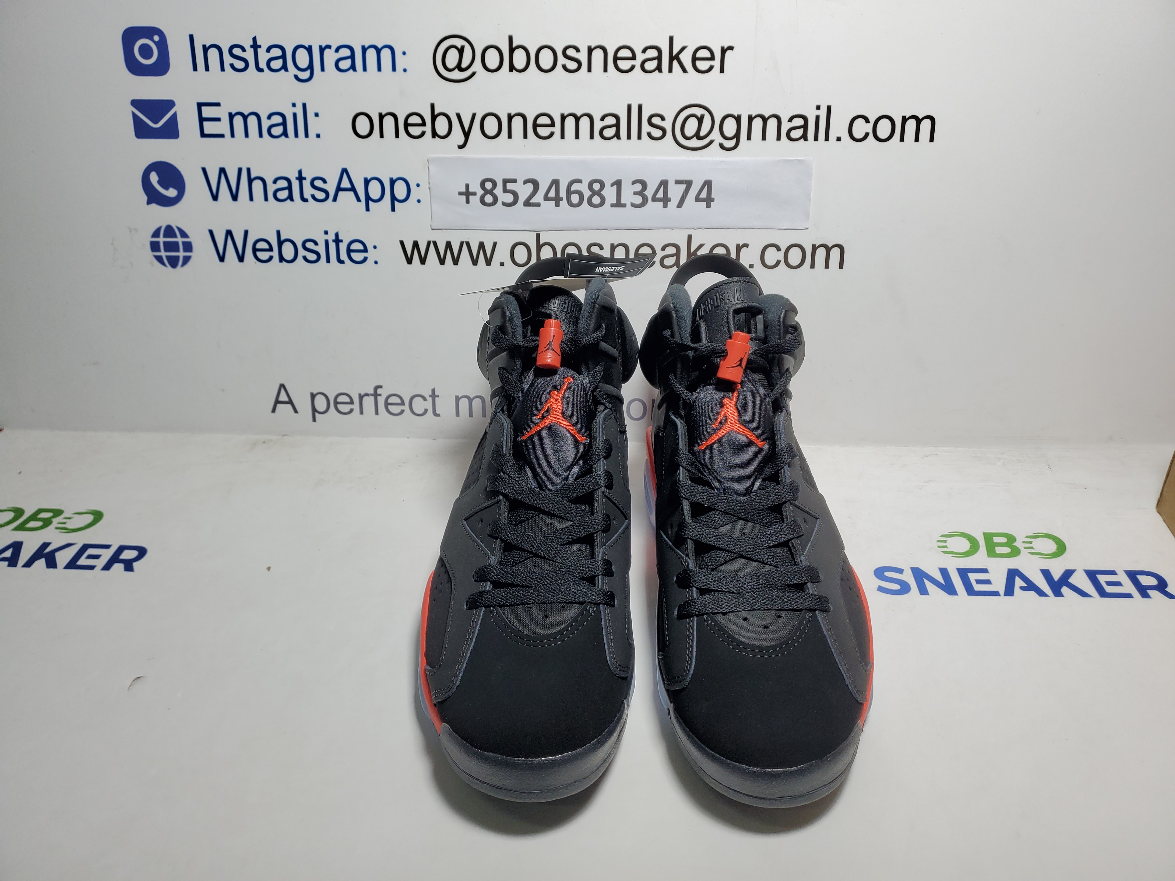 Air Jordan 6 Retro Black Infrared (2019) 384664-060 review Obosneaker 03