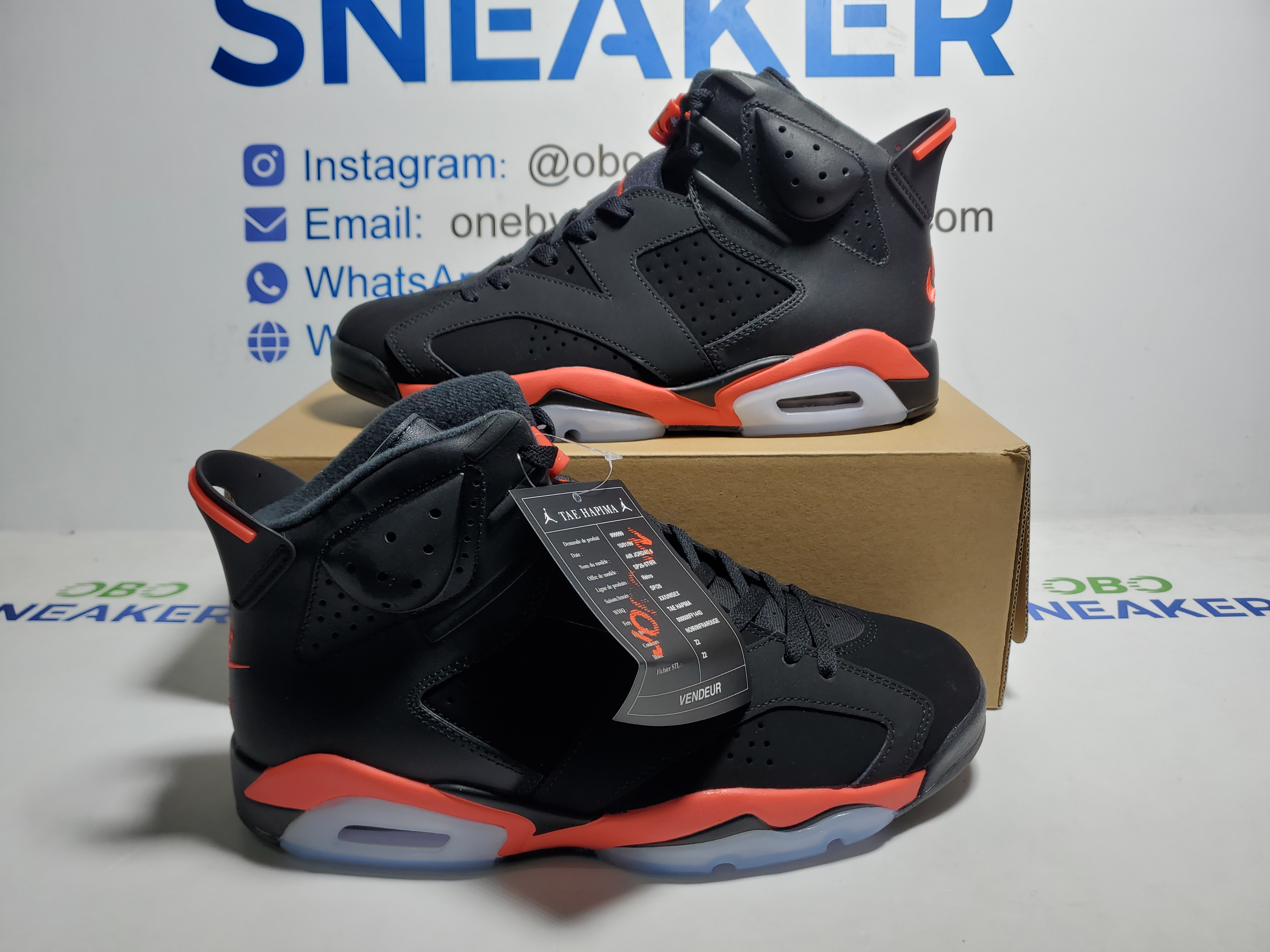 Air Jordan 6 Retro Black Infrared (2019) 384664-060 review Obosneaker 05