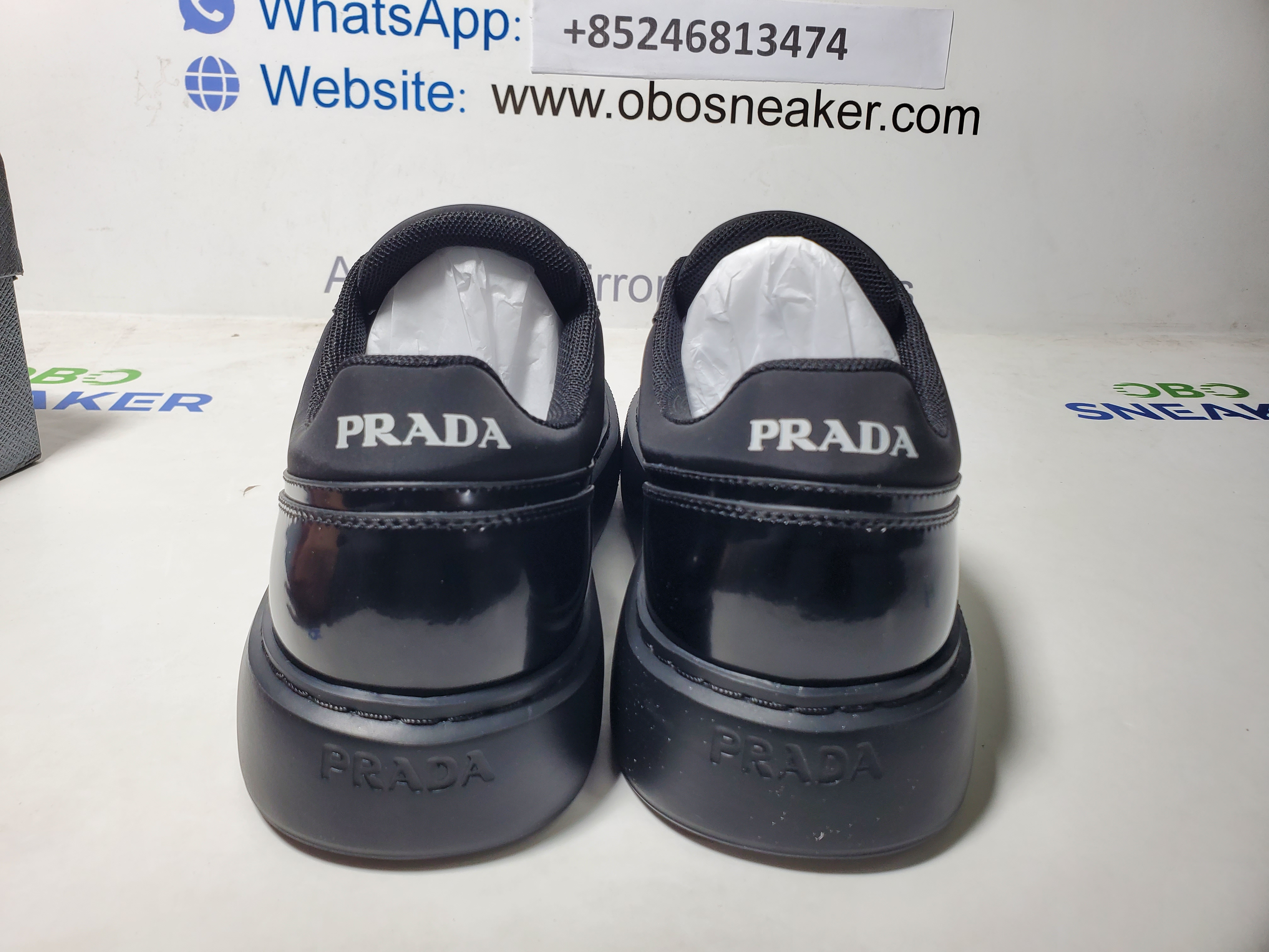 Prada Sneakers Black Thick review Obosneaker 02