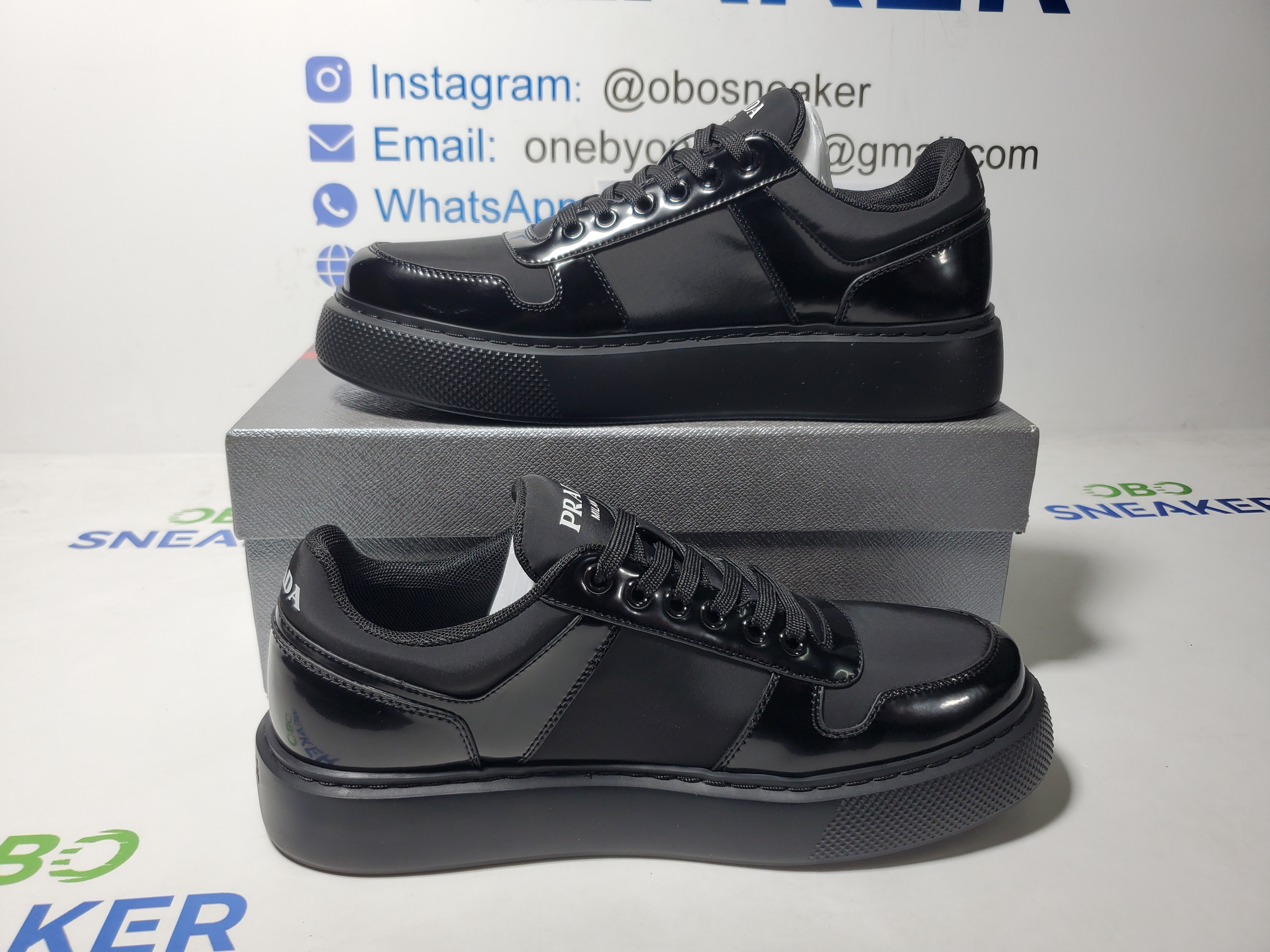 Prada Sneakers Black Thick review Obosneaker 00