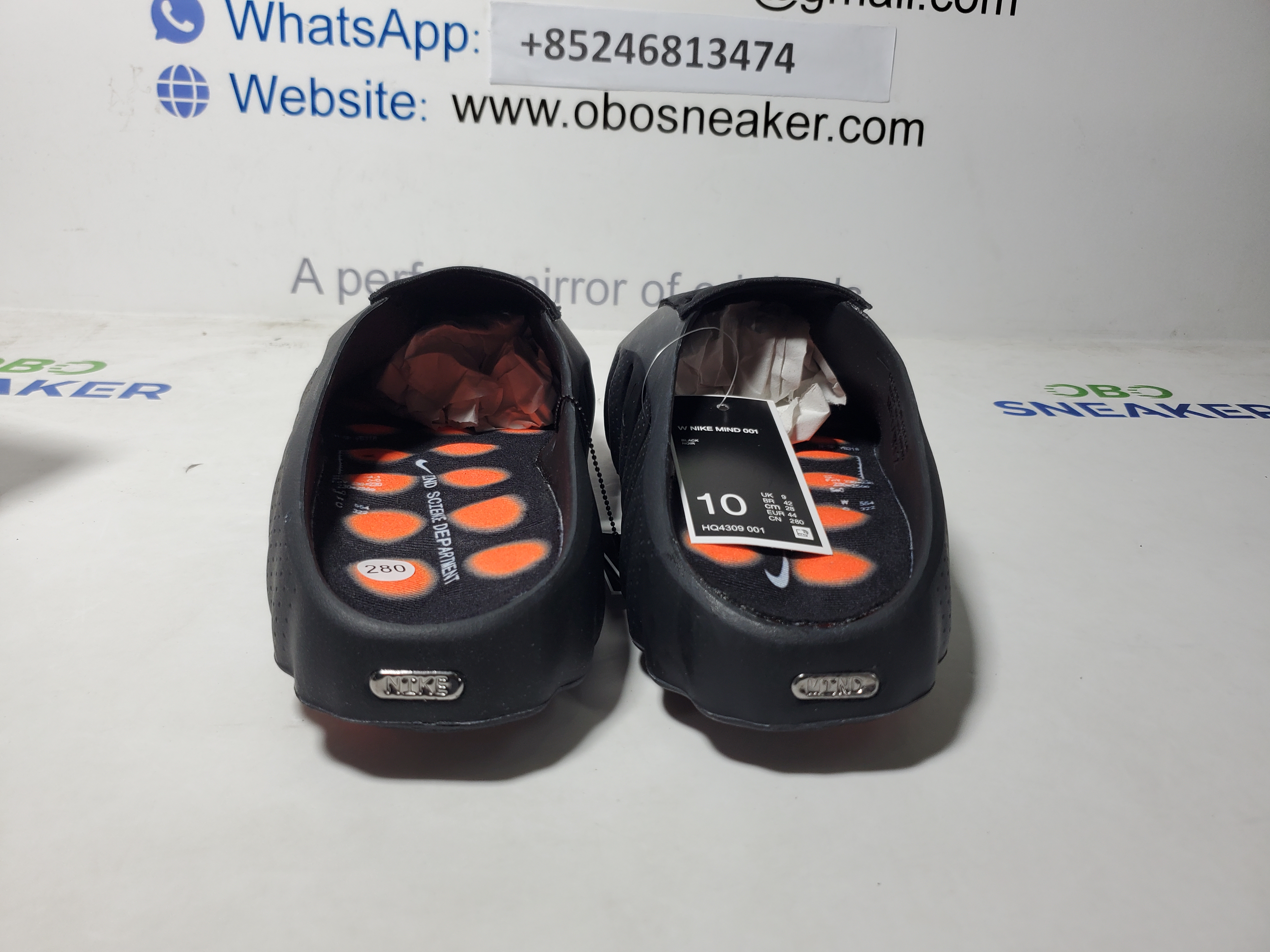 【Pre-sale】Nike Mind 001 Mule Slide Black Chrome HQ4307-001 review Obosneaker 02