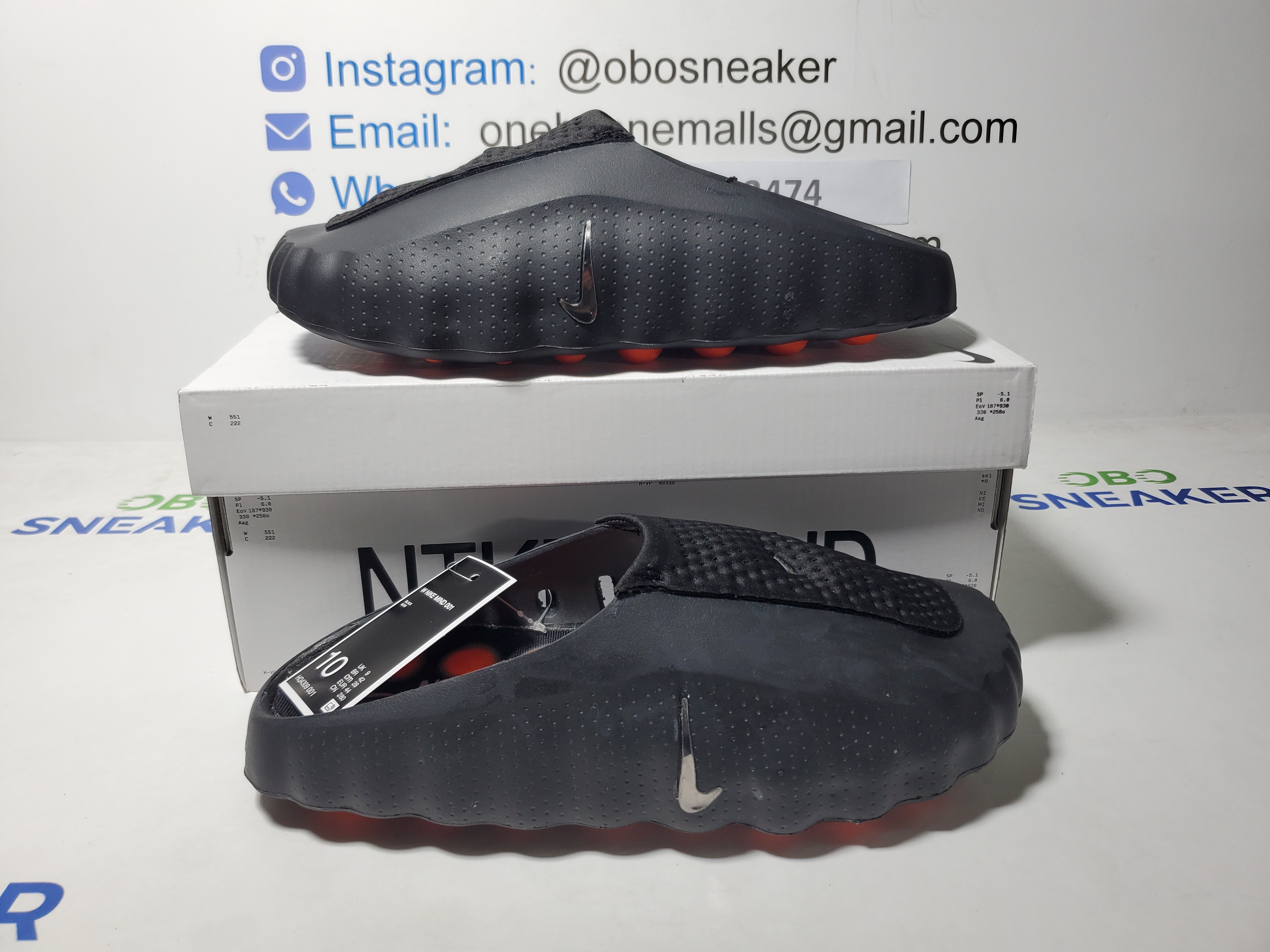 【Pre-sale】Nike Mind 001 Mule Slide Black Chrome HQ4307-001 review Obosneaker 01