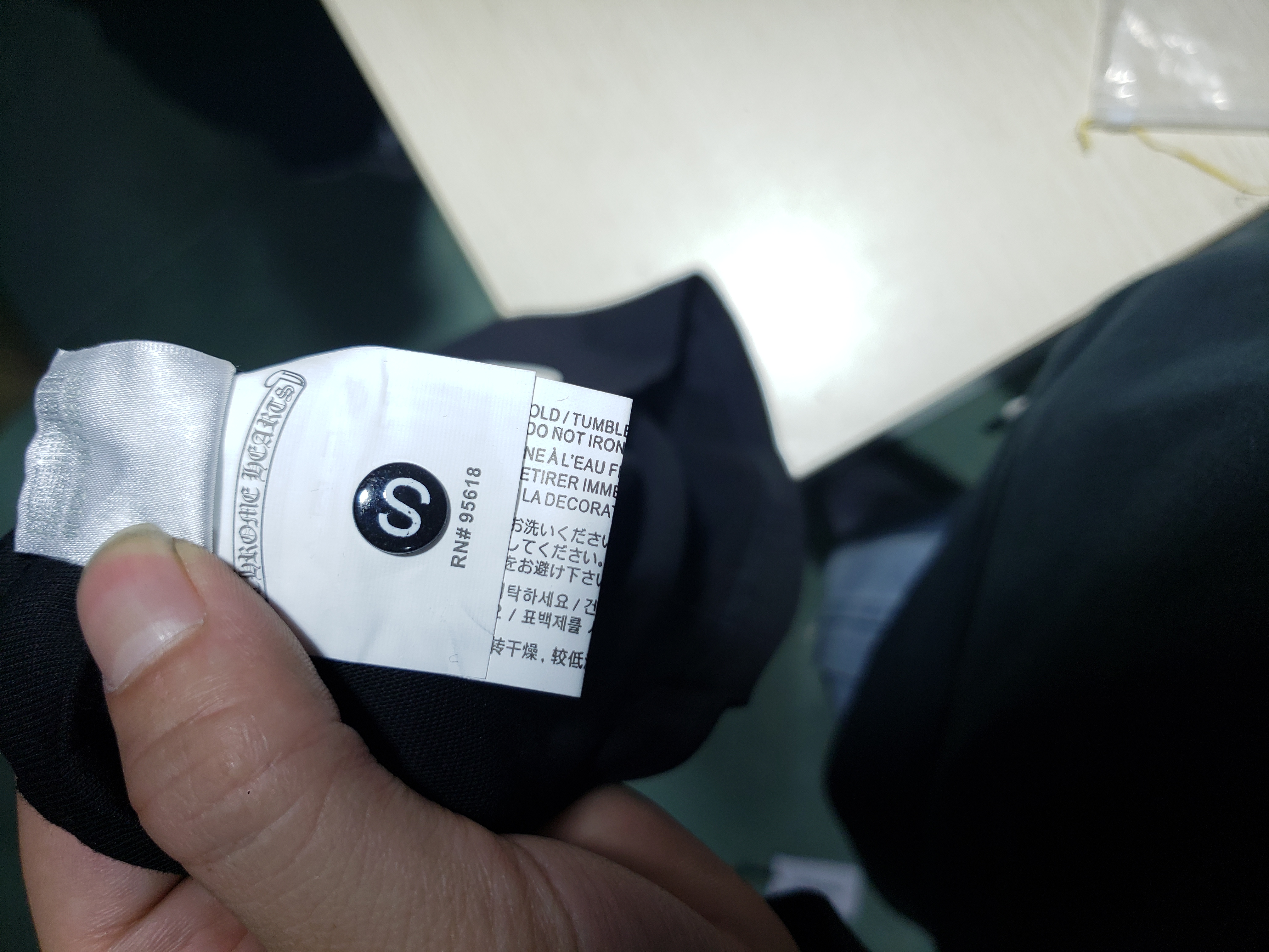 Chrome Hearts 25FW Sanskrit Print Long-Sleeve T-Shirt Black review Obosneaker 02