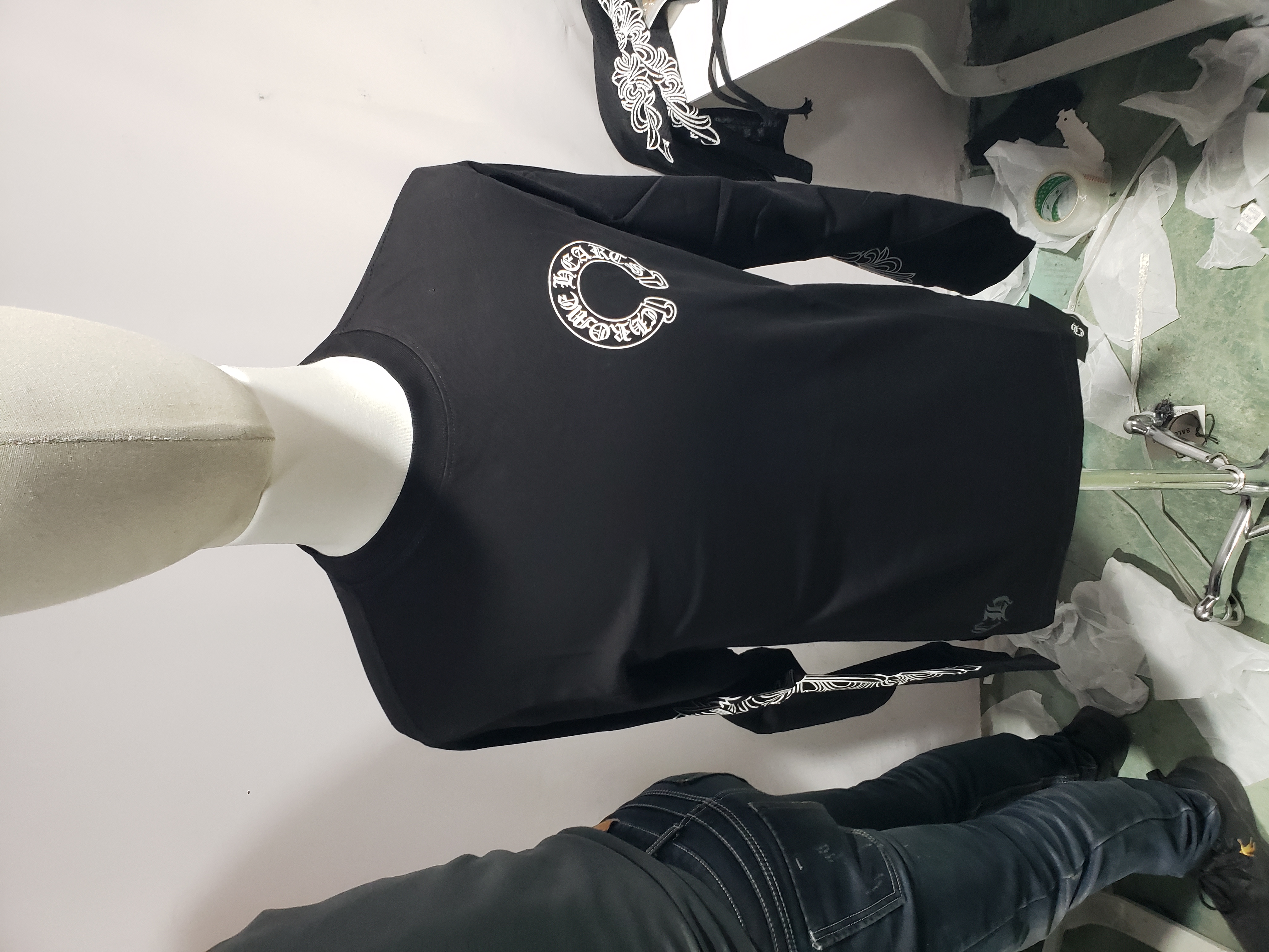 Chrome Hearts 25FW Sanskrit Print Long-Sleeve T-Shirt Black review Obosneaker 00