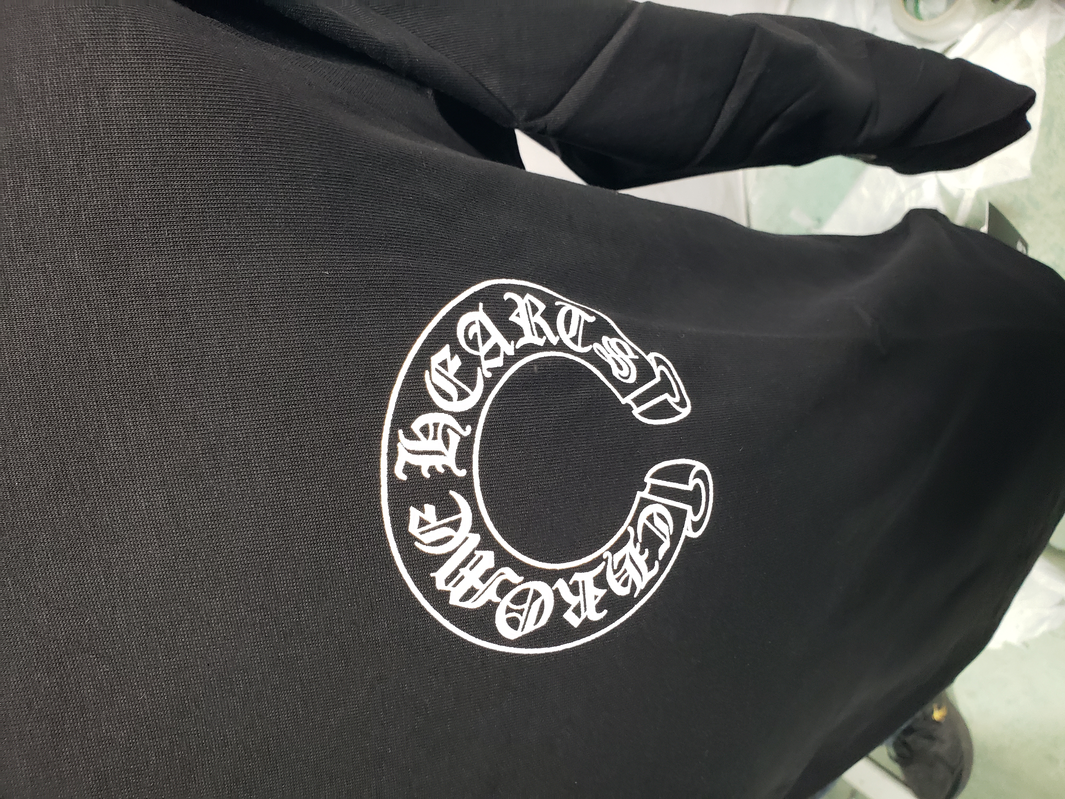 Chrome Hearts 25FW Sanskrit Print Long-Sleeve T-Shirt Black review Obosneaker 01