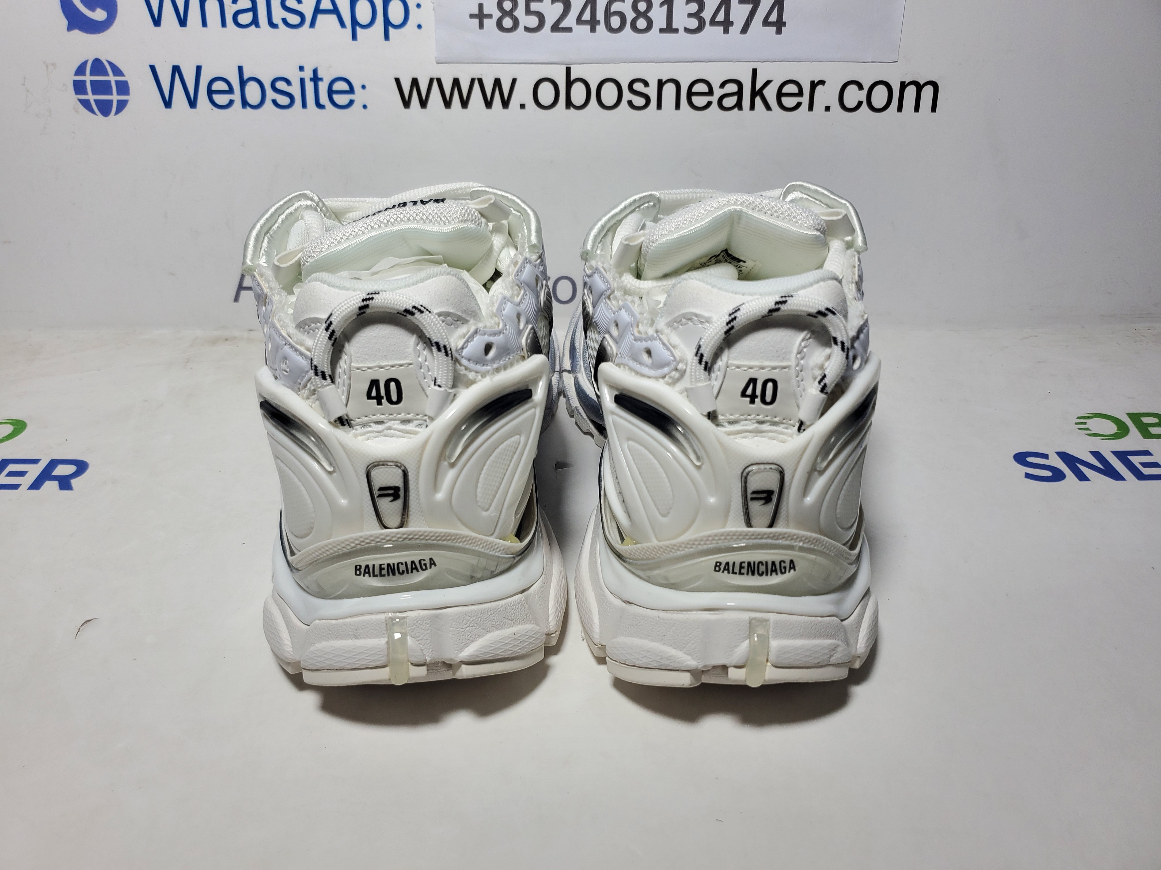 Balenciaga Runner Sneaker Gradient White Black 772774 WRUNG 9010 review Obosneaker 01