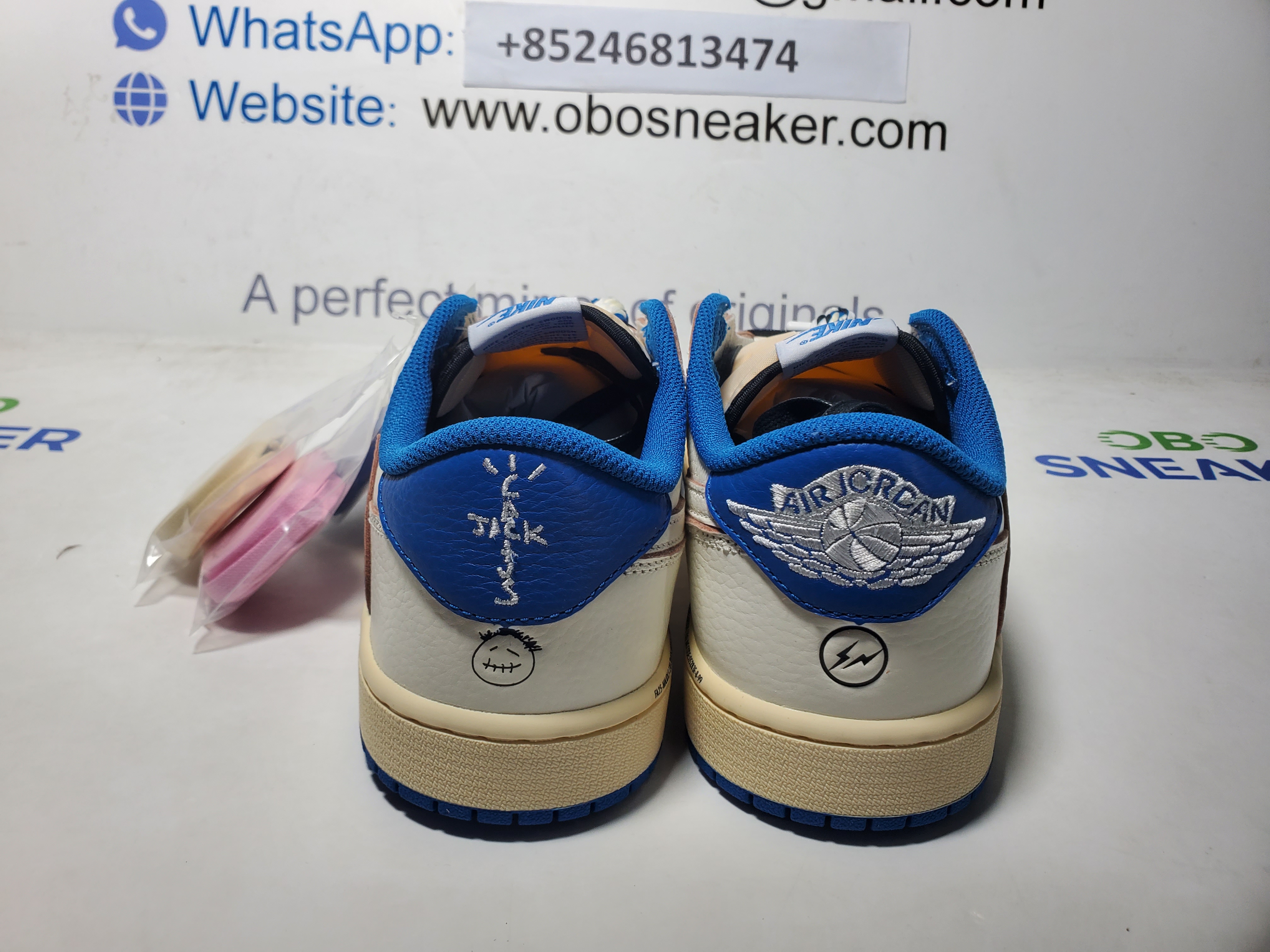 TOP Version Fragment Design x Travis Scott x Air Jordan 1 Retro Low DM7866-104 review Obosneaker 02