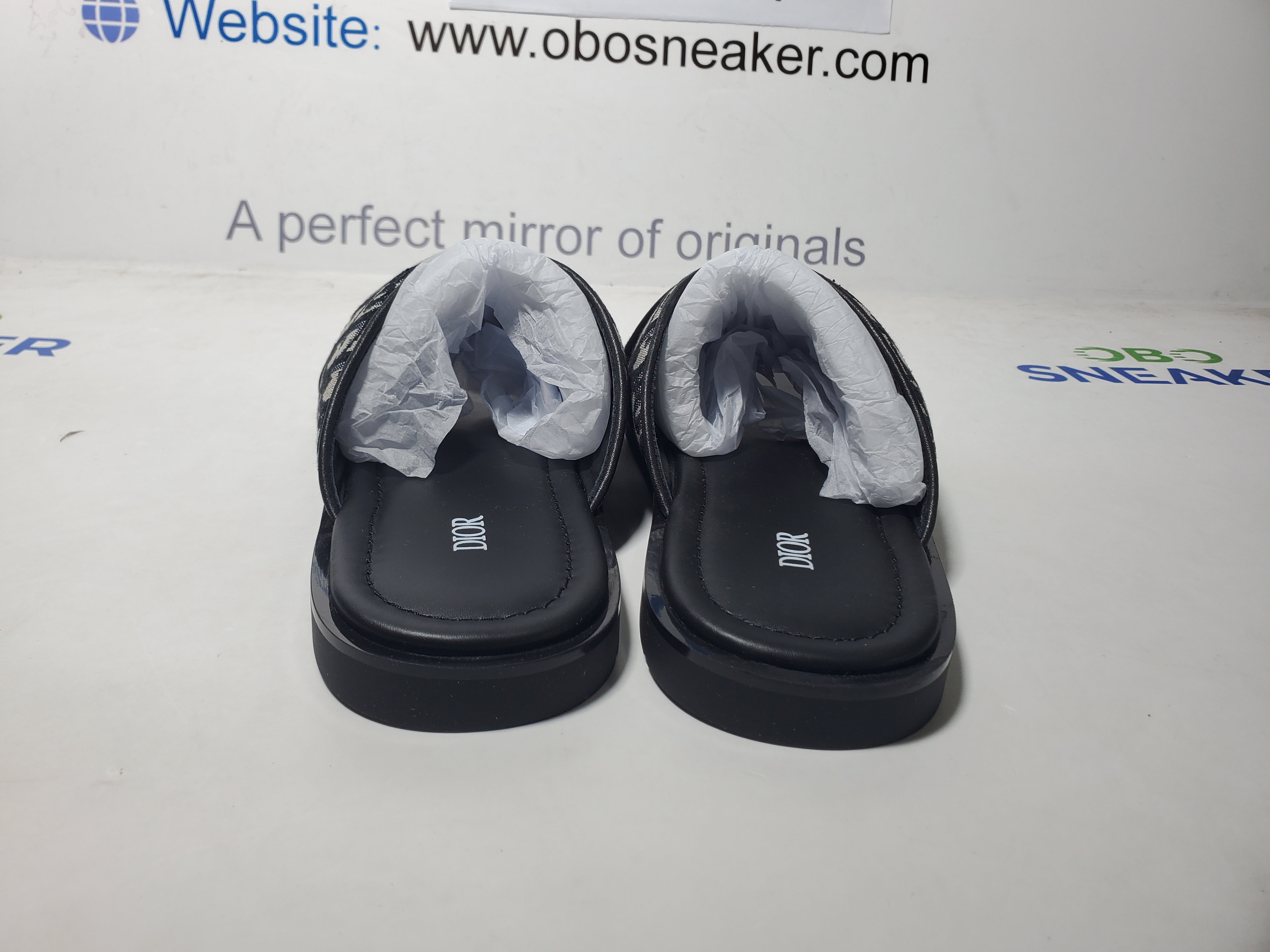 Dior Alias Sandal Beige And Black Dior Oblique Jacquard review Obosneaker 02