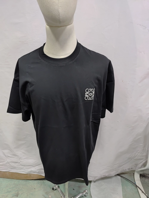 Loewe classic embroidered logo short sleeve black review 
