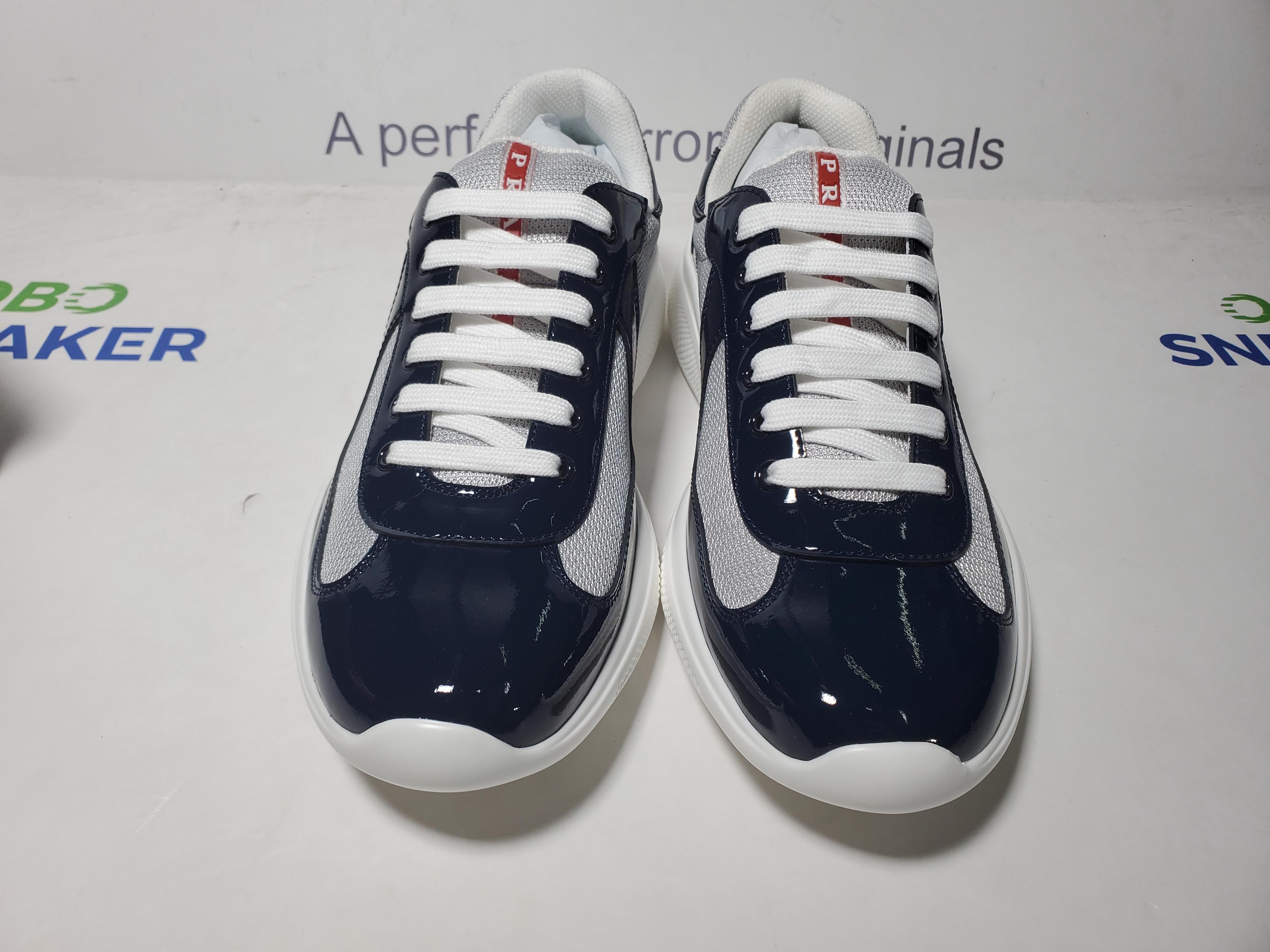 【FLASH SALE】Prada Sneakers Black Gray With Black Shoelaces review Obosneaker 03