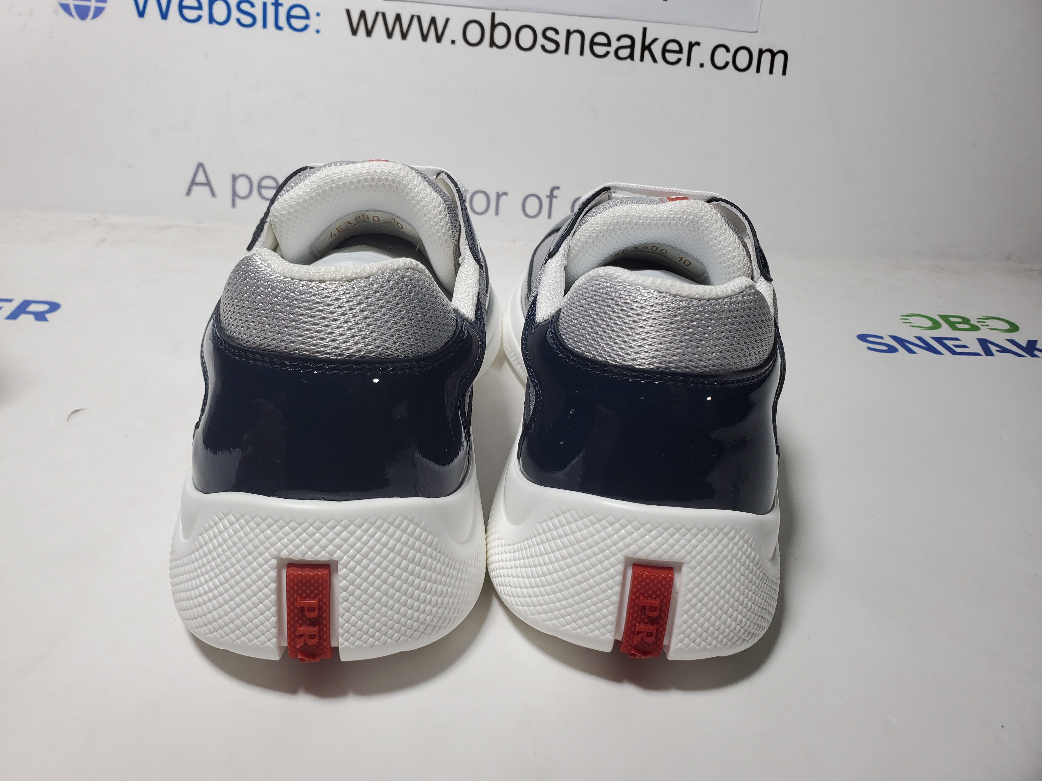 【FLASH SALE】Prada Sneakers Black Gray With Black Shoelaces review Obosneaker 02