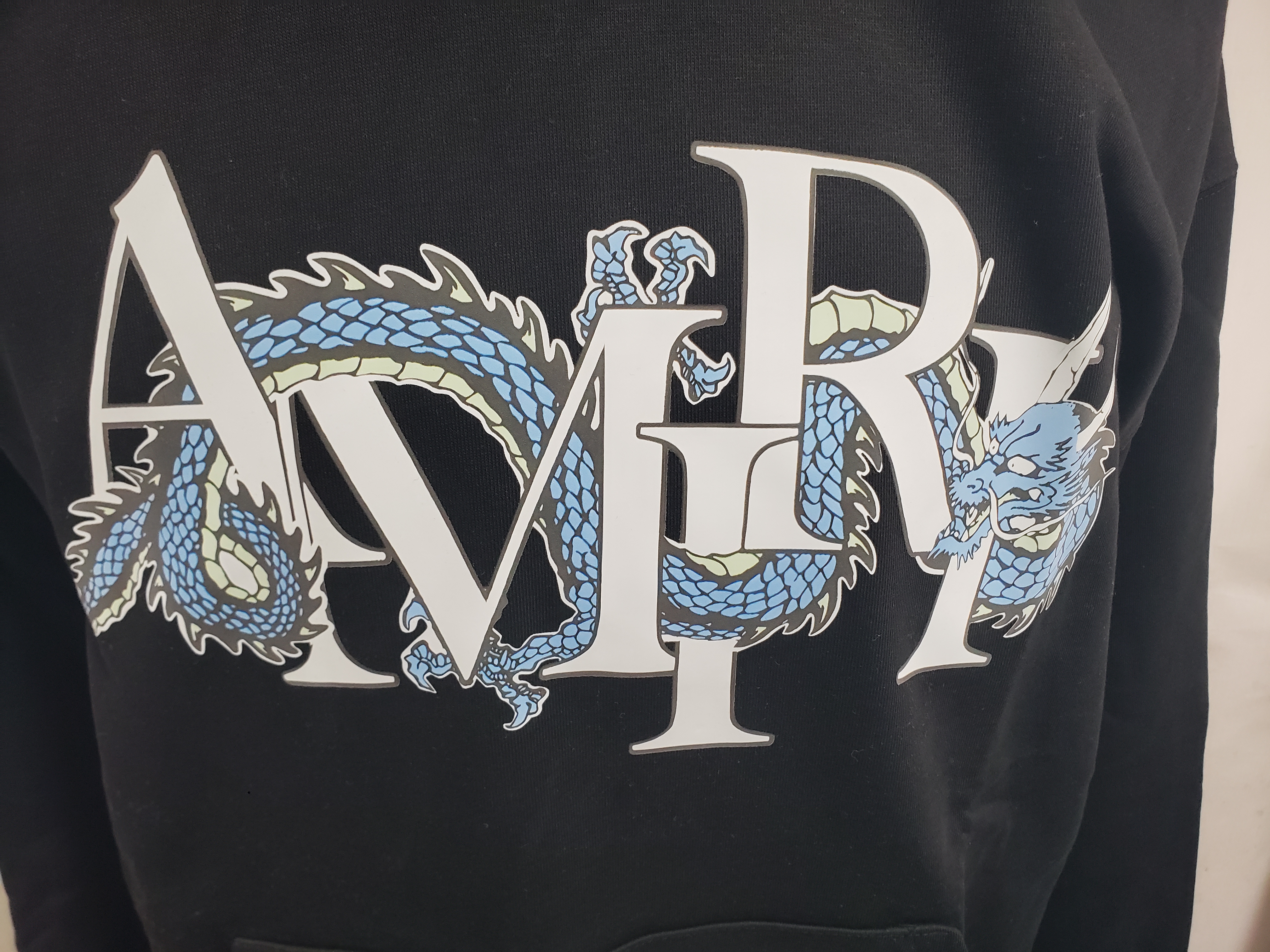 AMIRI CNY Dragon Hoodie #9238 Black/White review Obosneaker 02