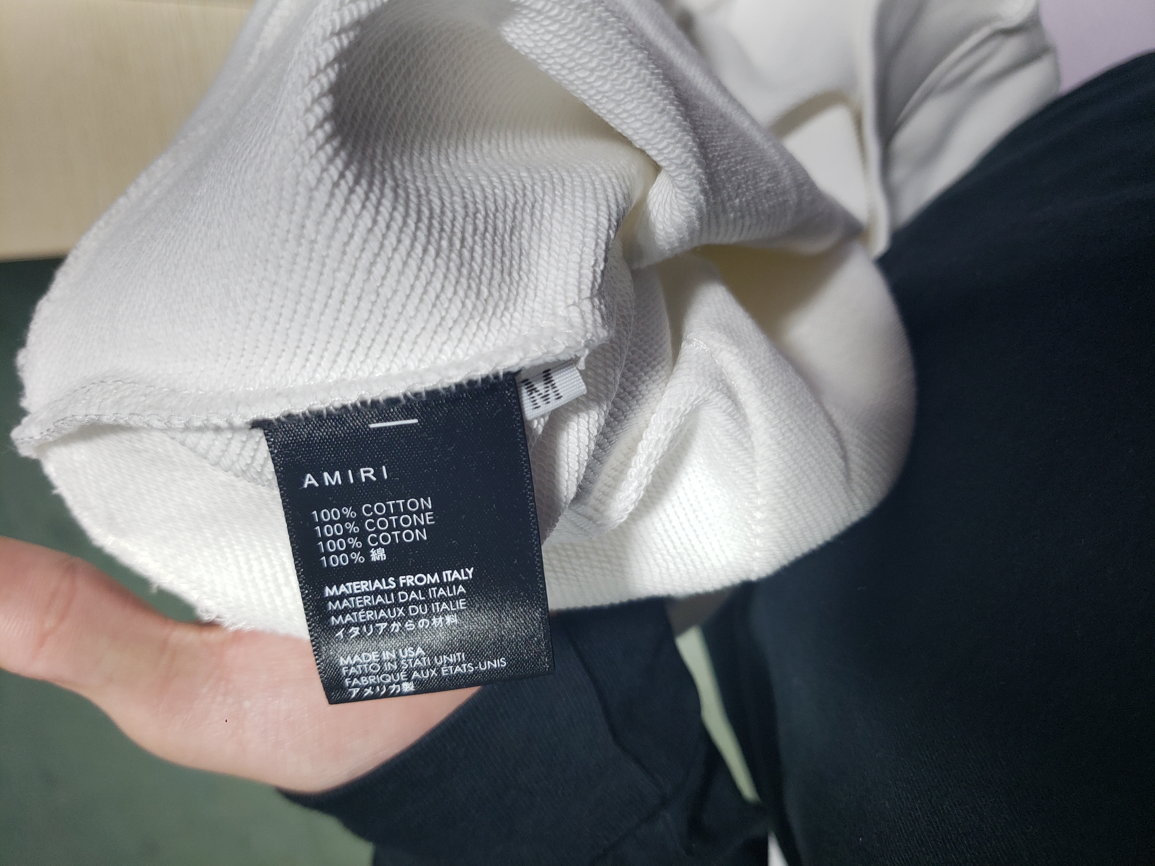 AMIRI Leopard Print Logo Hoodie #9202 Black/White review Obosneaker 01