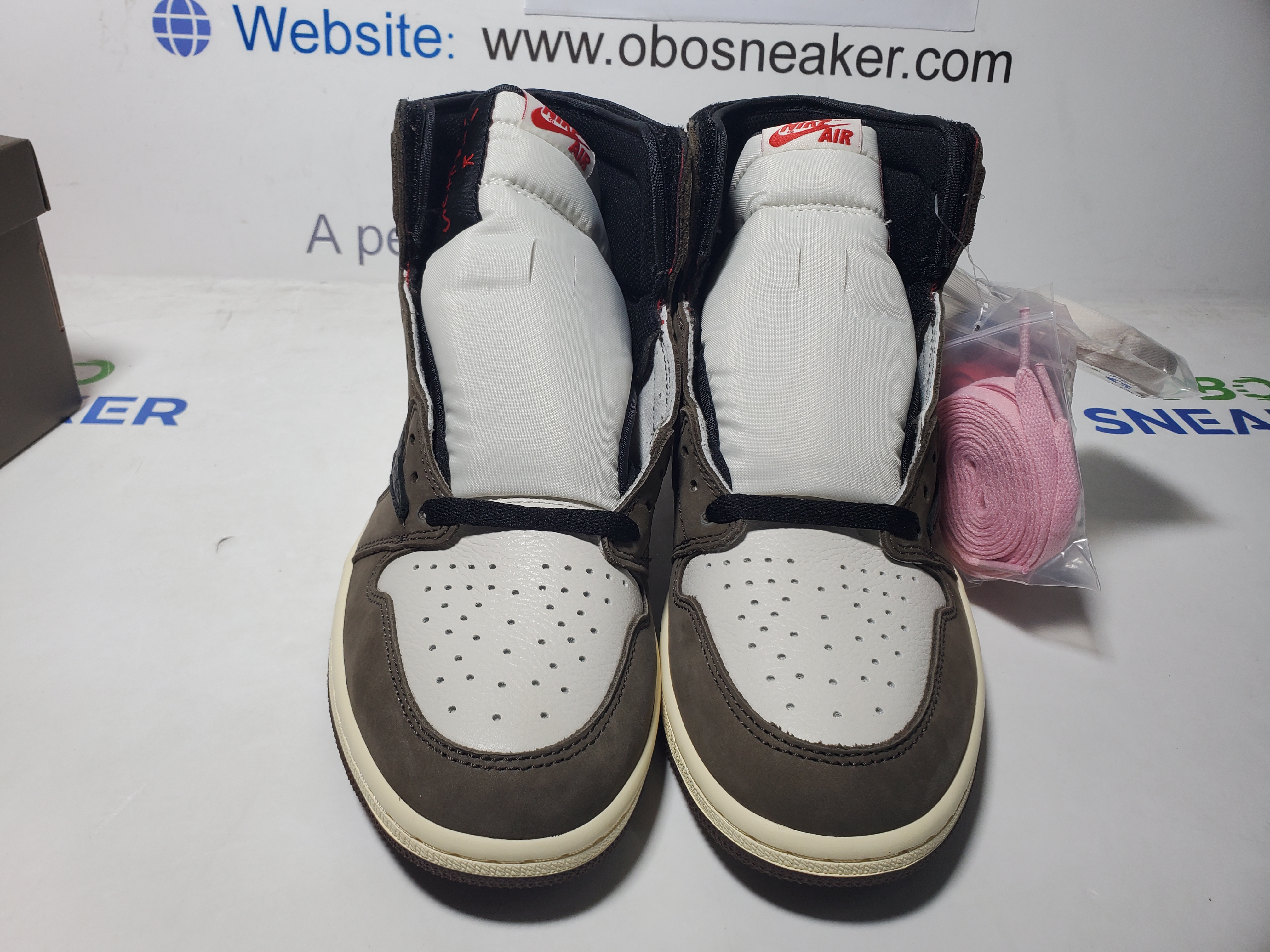  TOP Version Travis Scott x Air Jordan 1 High OG TS SP CD4487-100 review Obosneaker 03