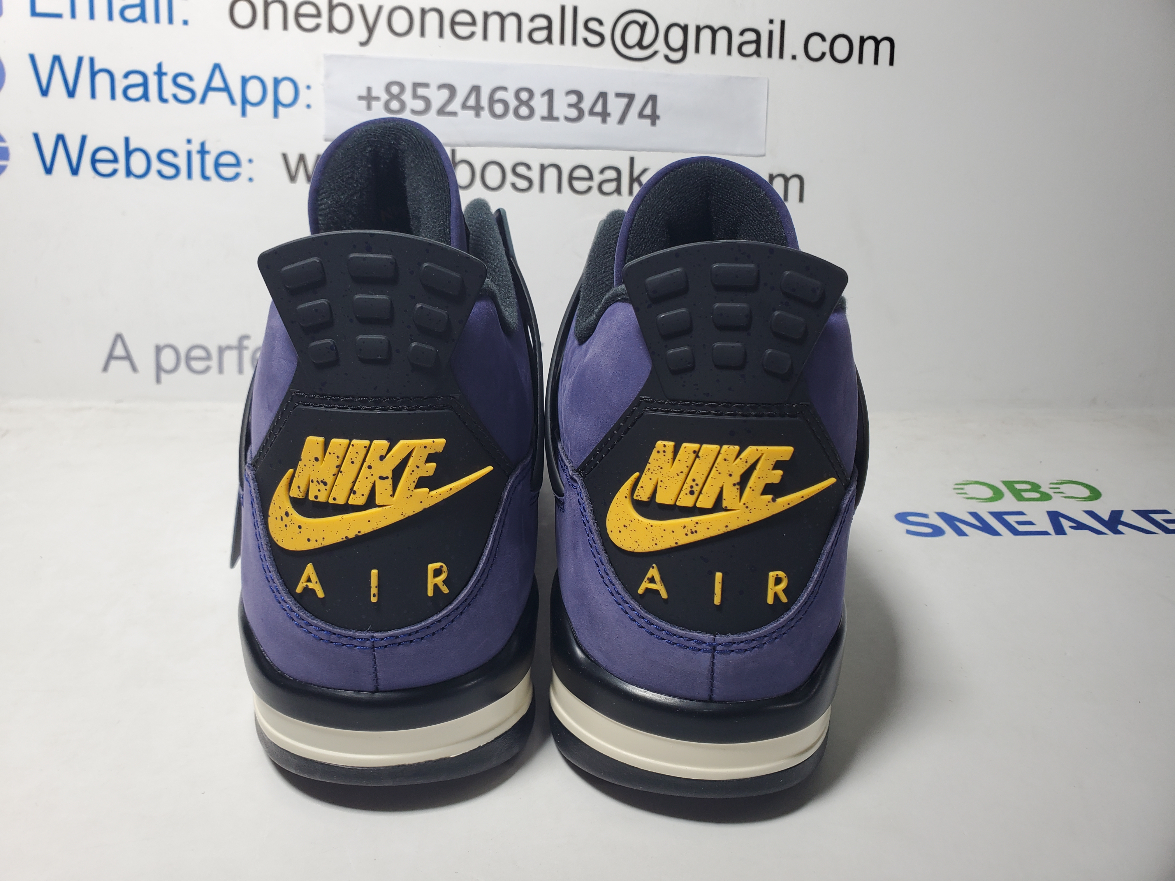 TOP Version Air Jordan 4 Retro Lakers Purple FV5029-500 review Obosneaker 02