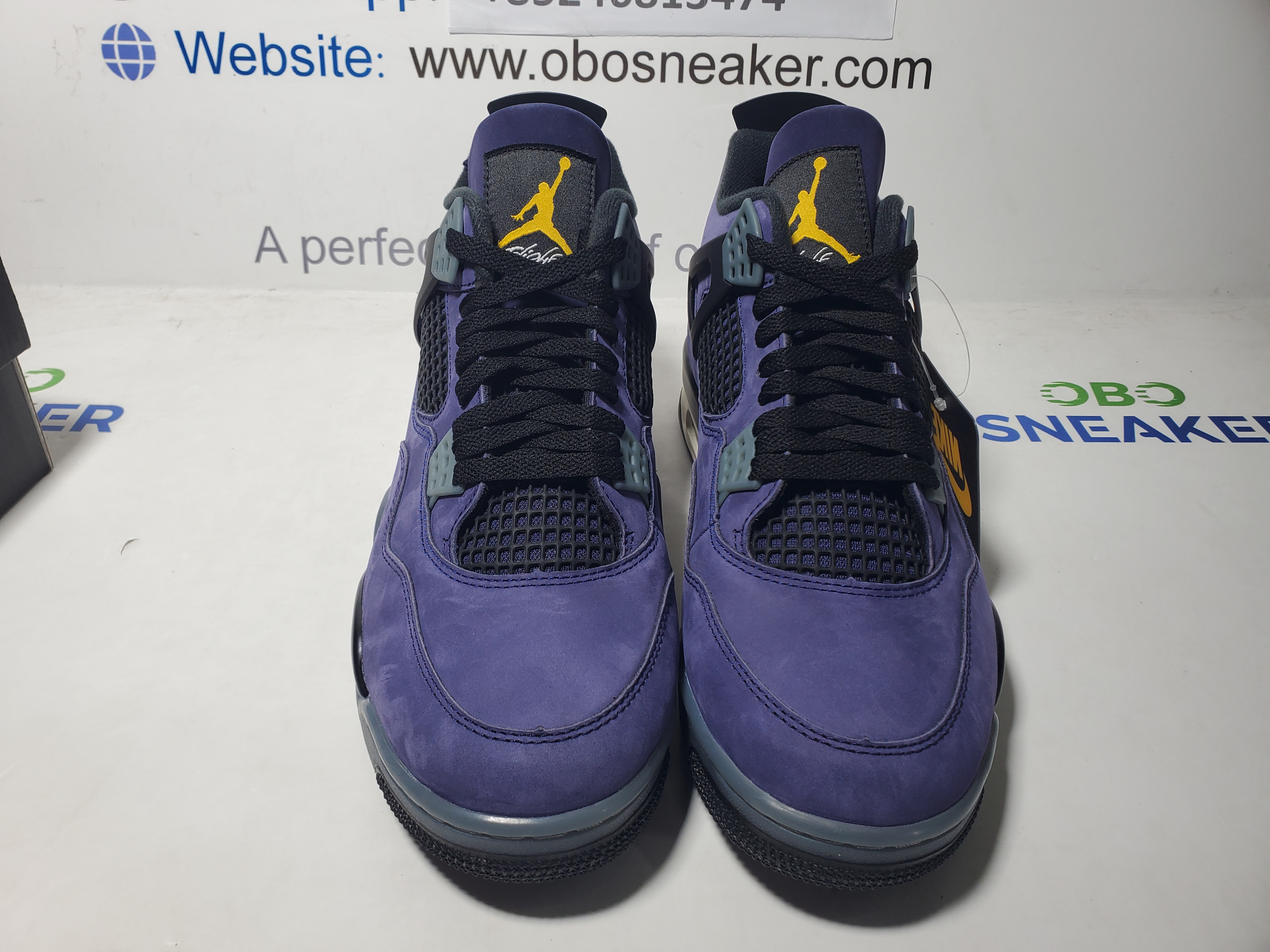 TOP Version Air Jordan 4 Retro Lakers Purple FV5029-500 review Obosneaker 03