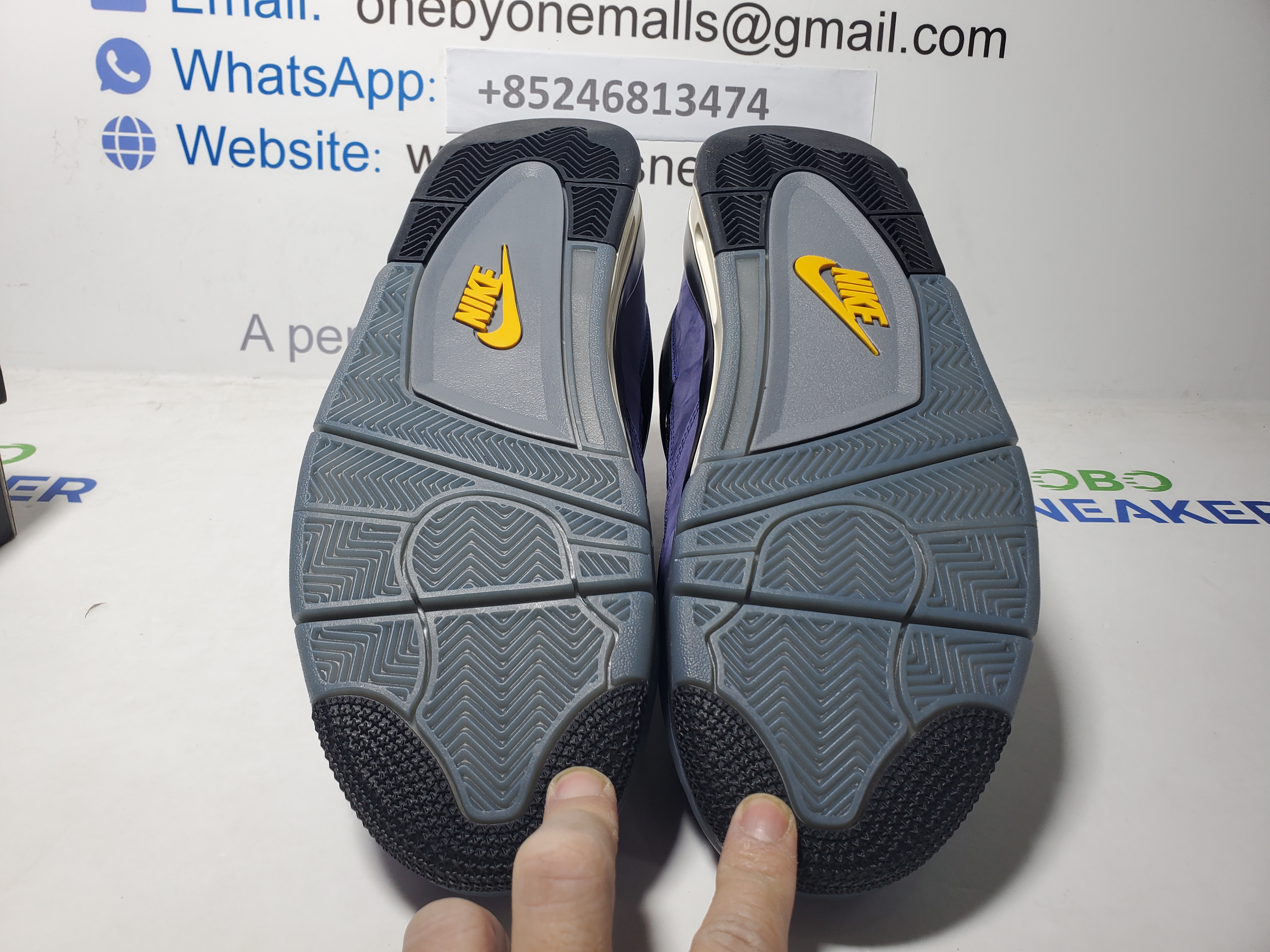 TOP Version Air Jordan 4 Retro Lakers Purple FV5029-500 review Obosneaker 04