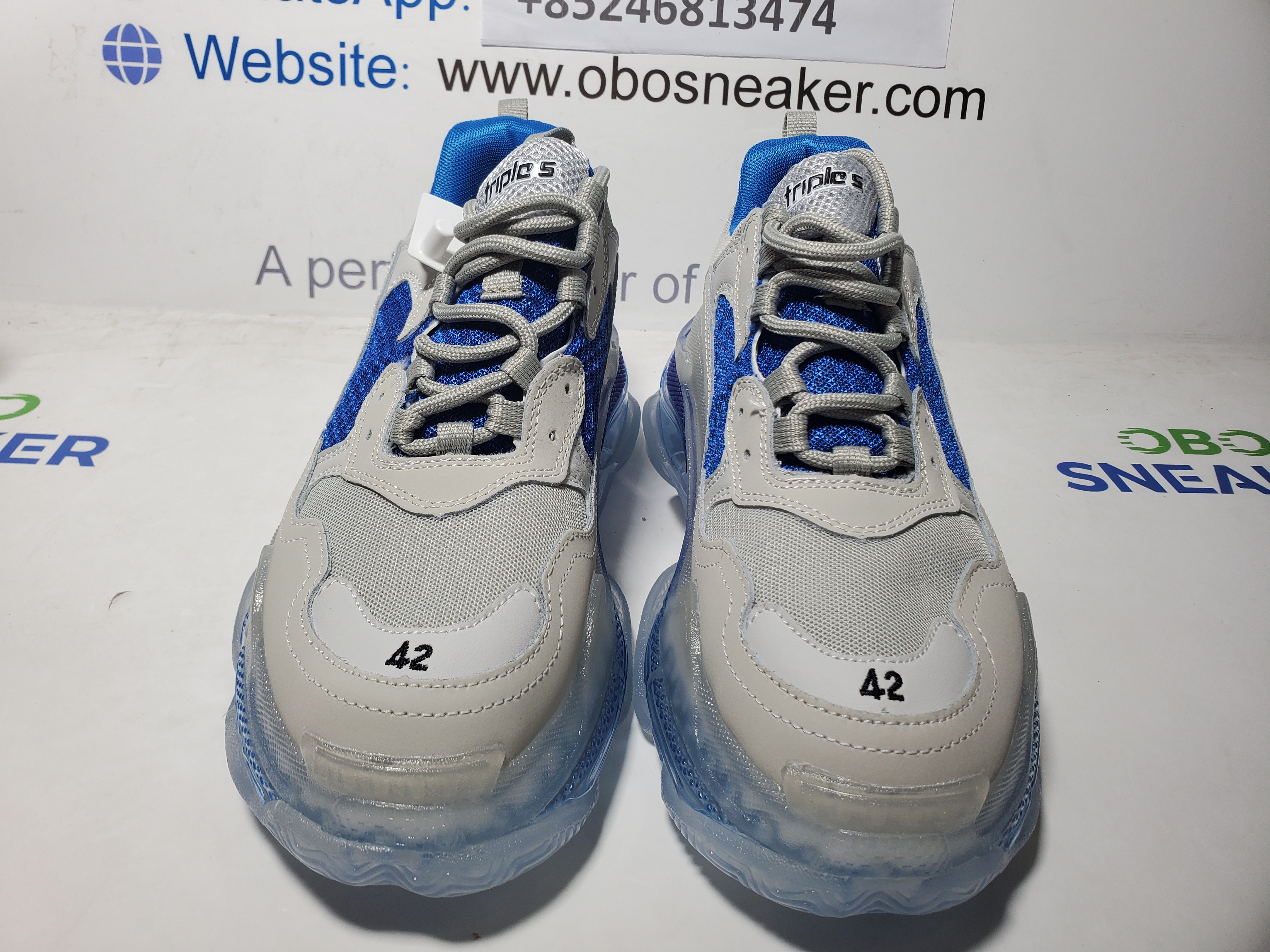 Balenciaga Triple S Grey Blue  541624 W090N 9169 review Obosneaker 03