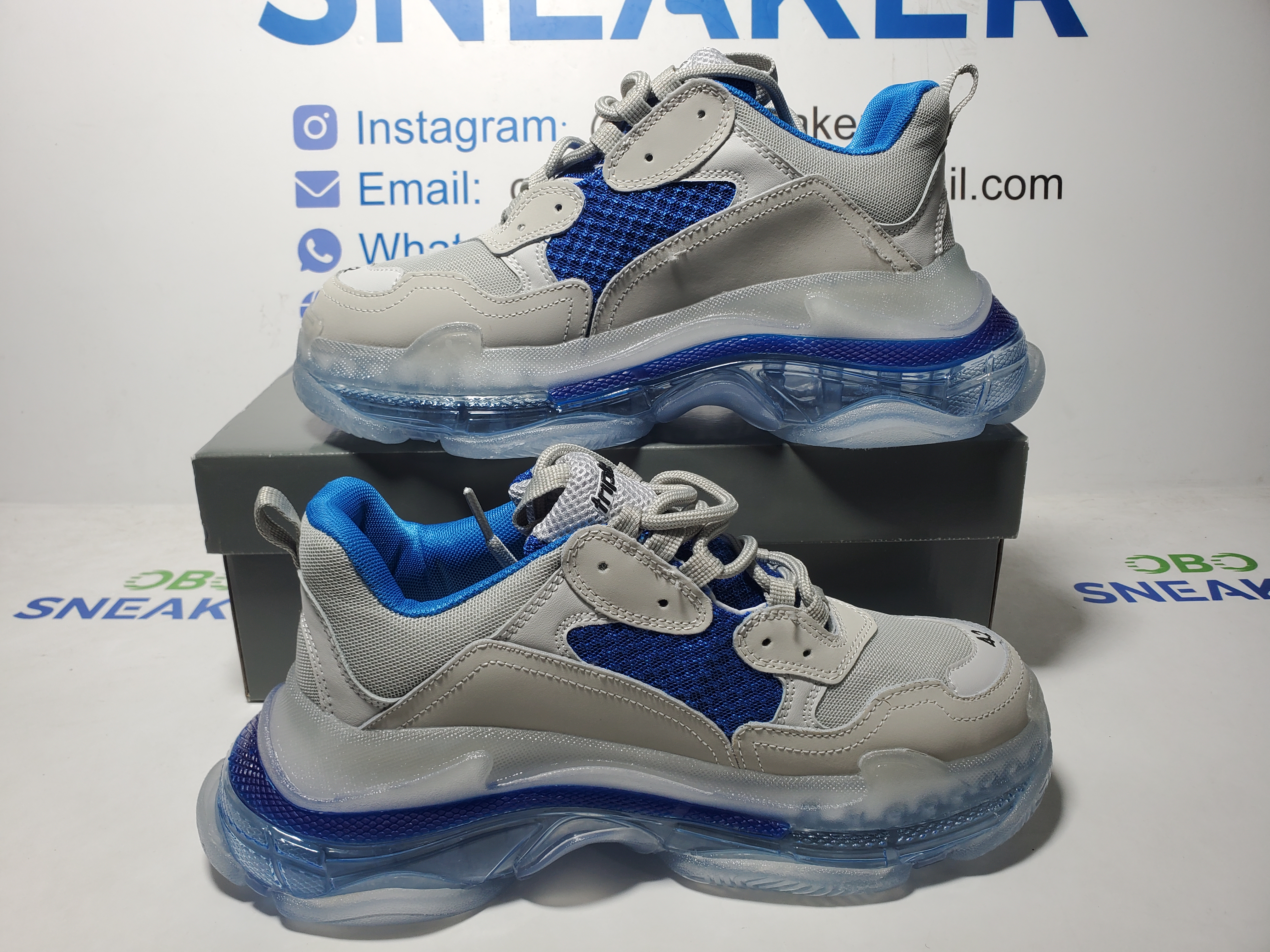 Balenciaga Triple S Grey Blue  541624 W090N 9169 review Obosneaker 01