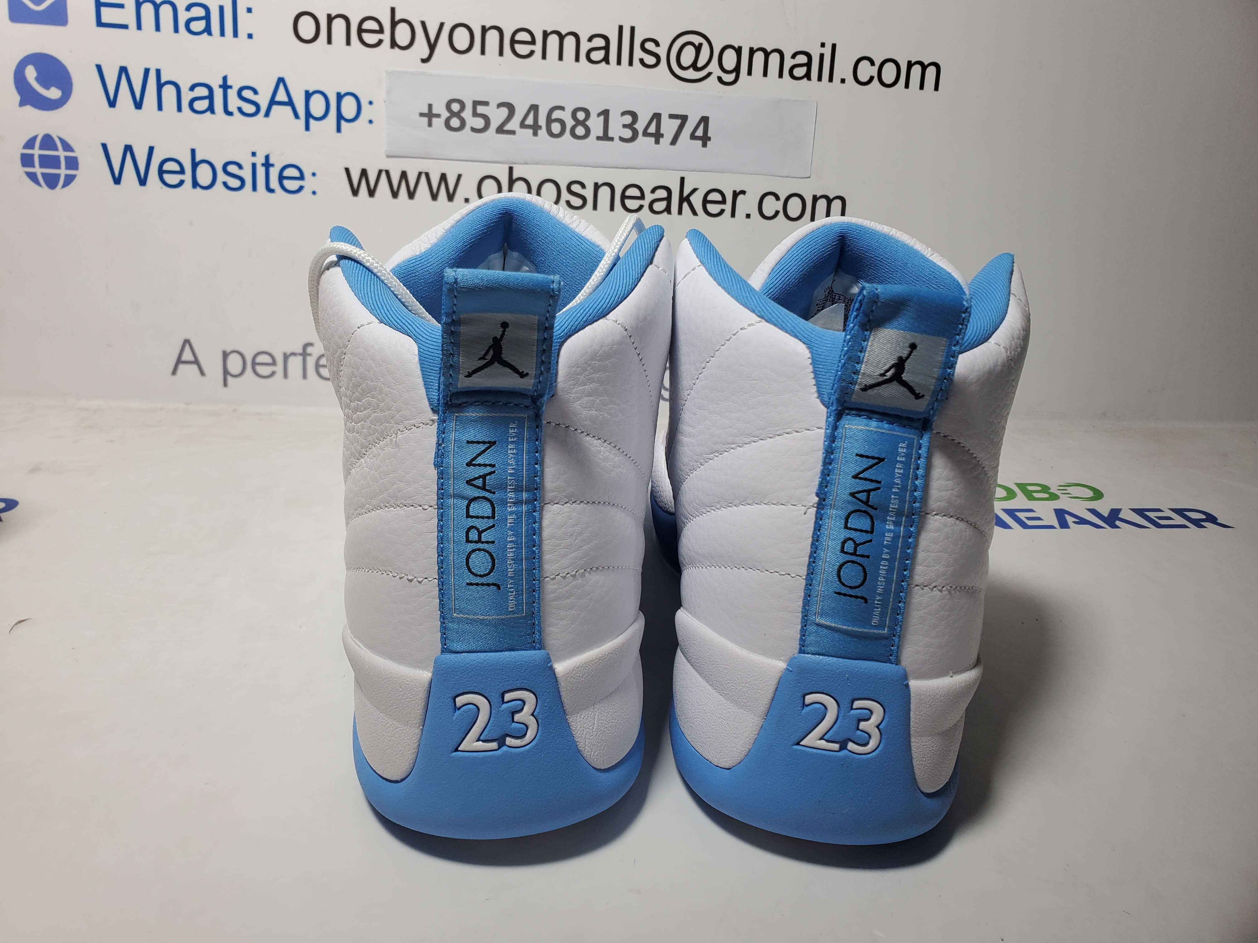 Top Version Air Jordan 12 Retro UNC 308243-142 review Obosneaker 02