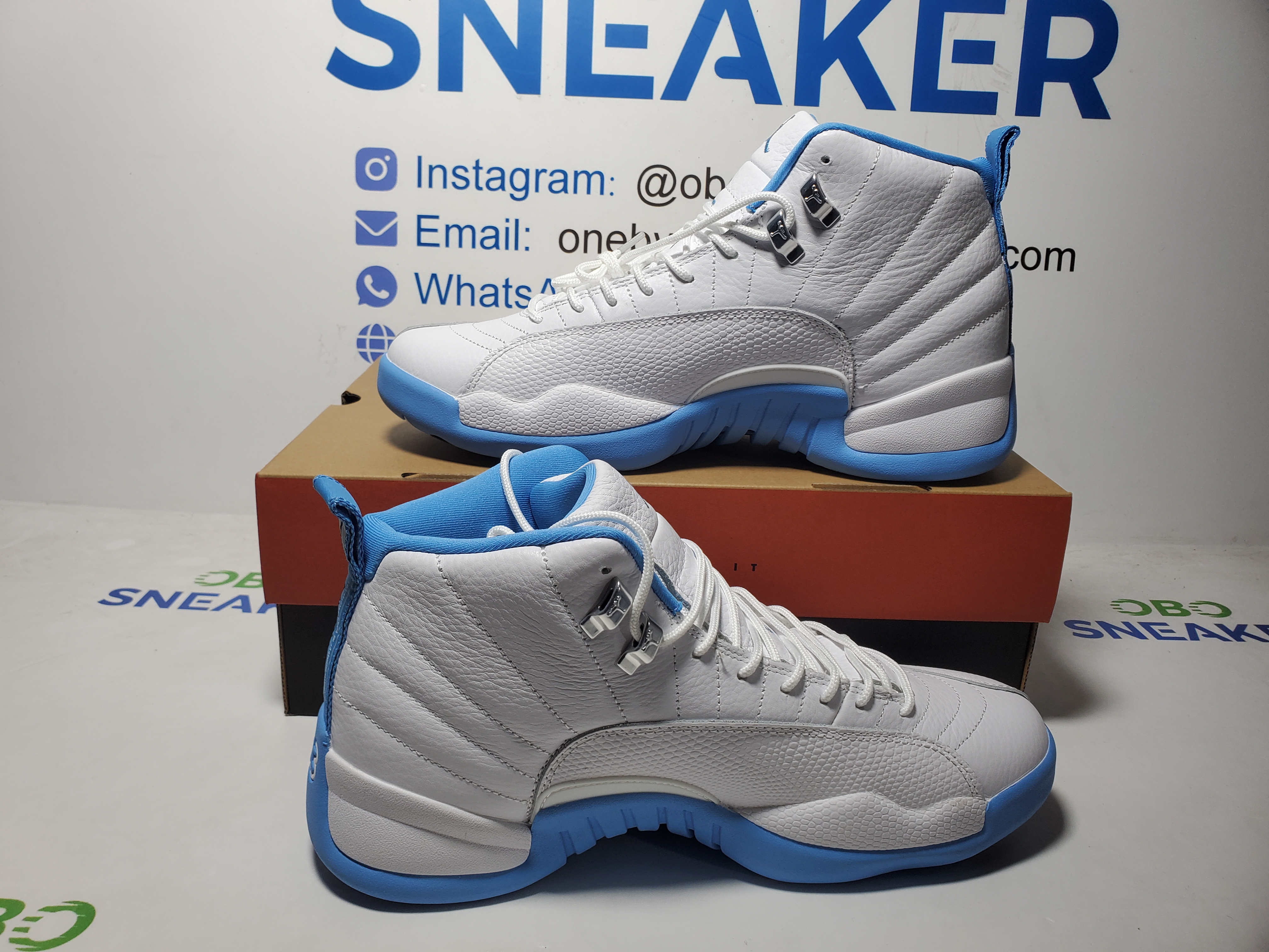 Top Version Air Jordan 12 Retro UNC 308243-142 review Obosneaker 01