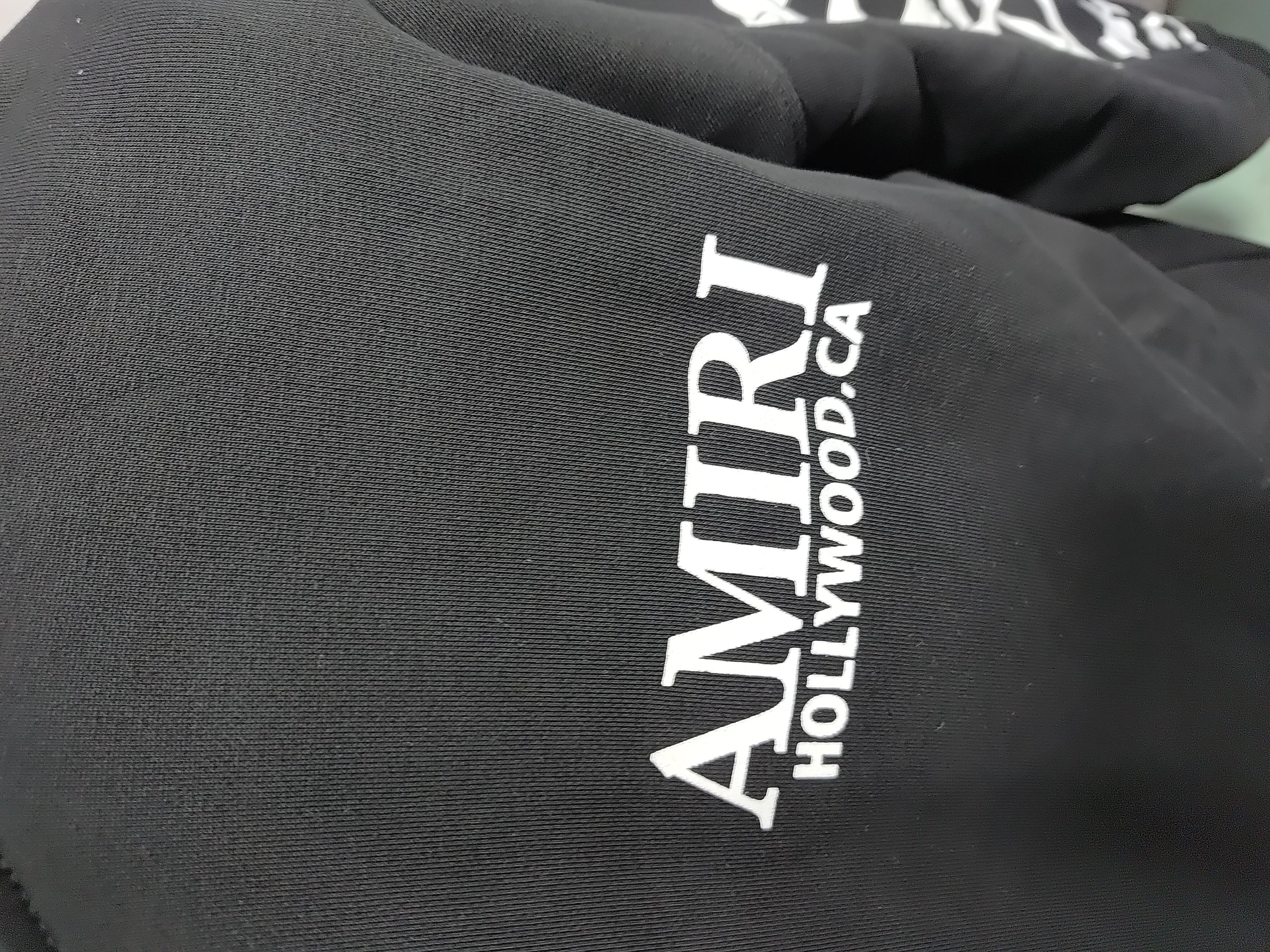 AMIRI Stacked Bones Hoodie #9235 Black/Gray/Red review Obosneaker 02