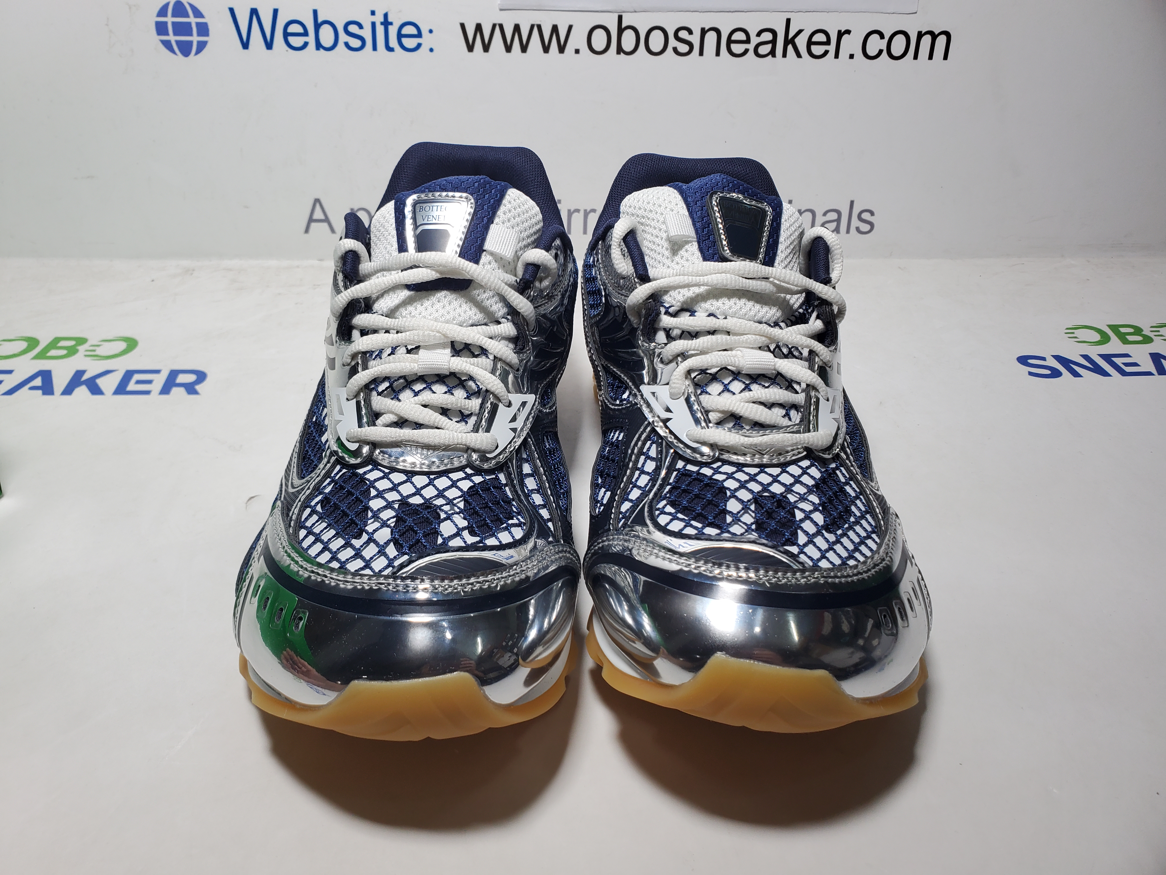 Bottega Veneta Orbit Deep Blue Silver 741357V2X404152 review Obosneaker 03