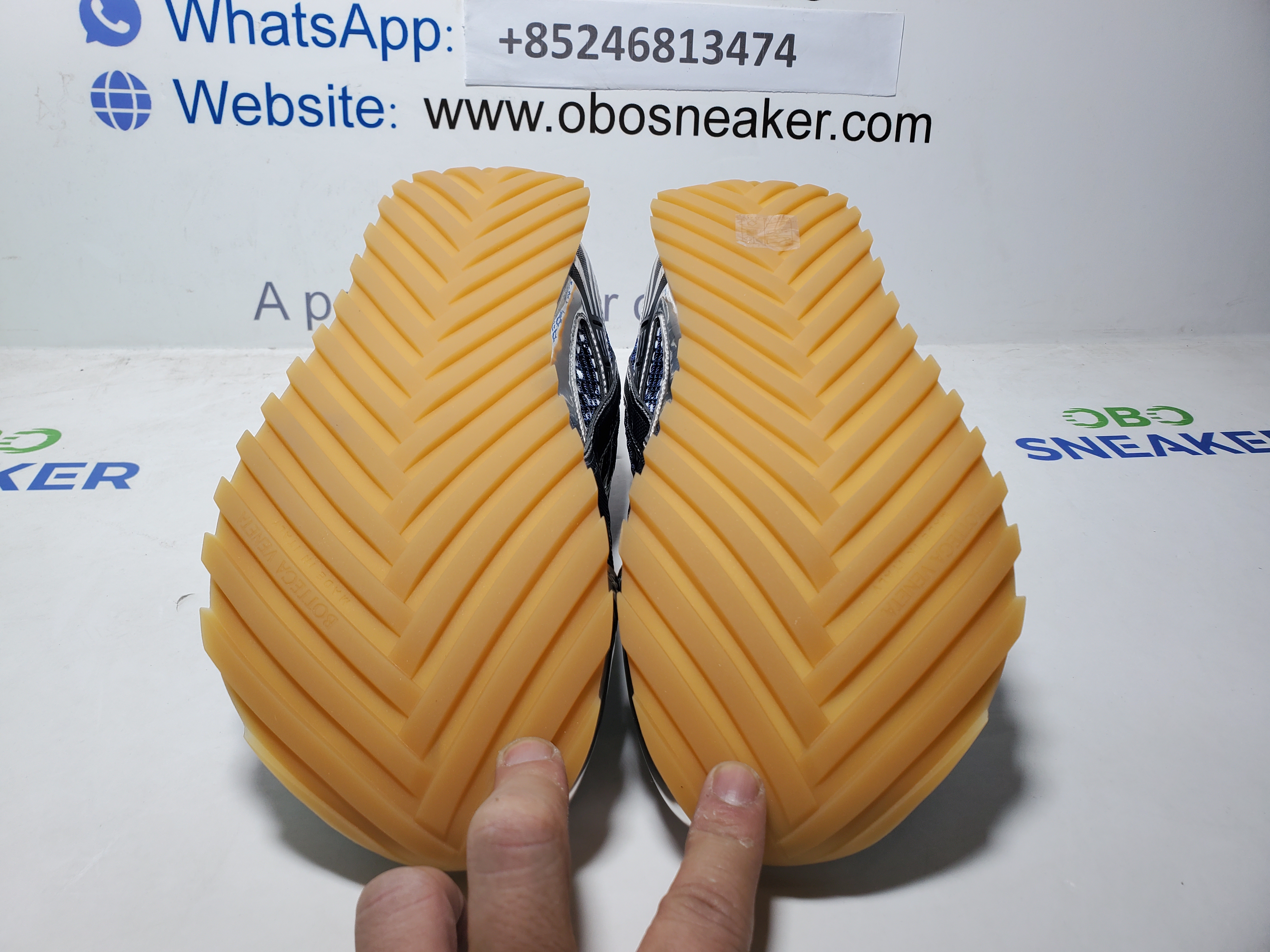 Bottega Veneta Orbit Deep Blue Silver 741357V2X404152 review Obosneaker 04