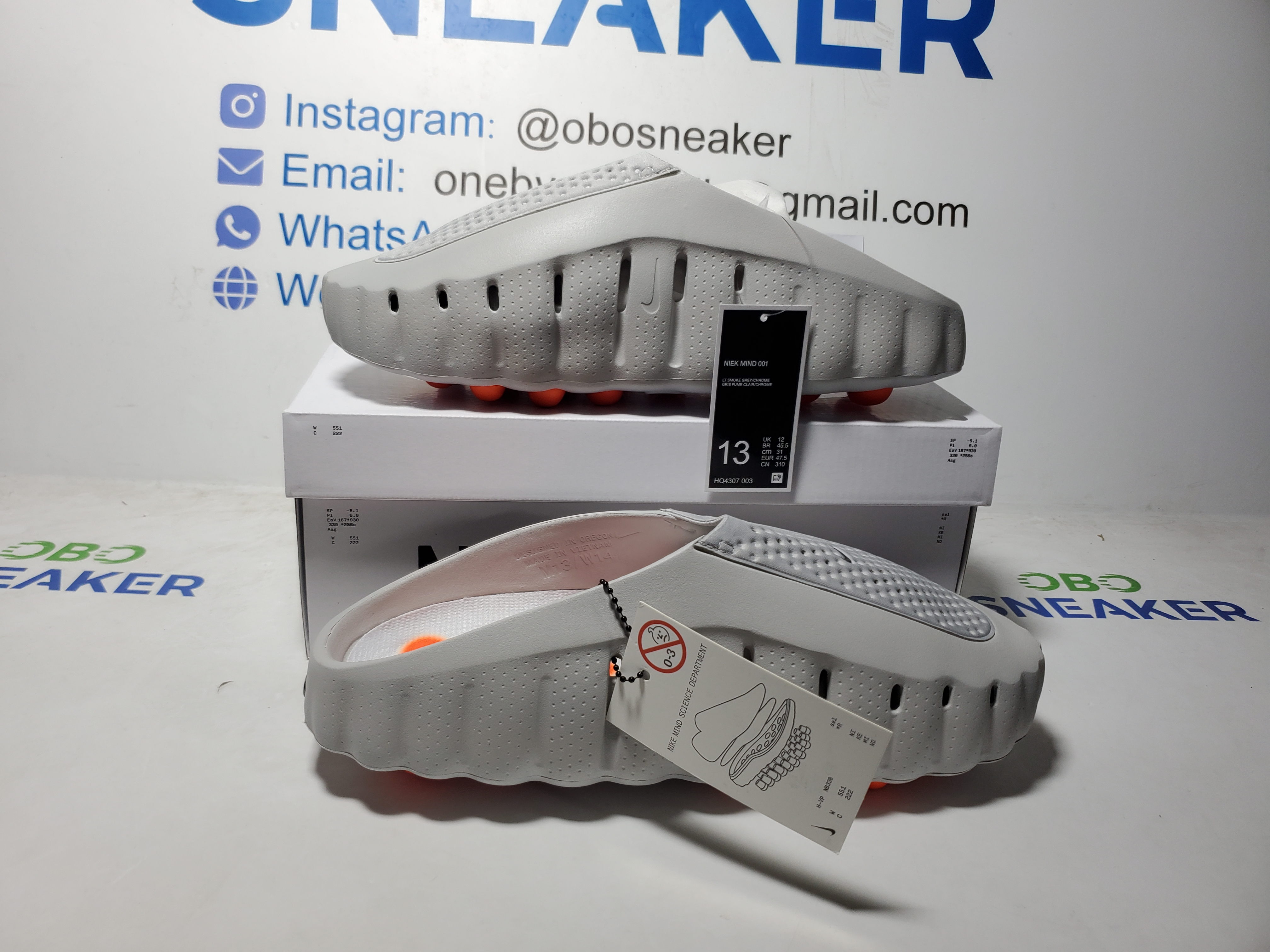 【Pre-sale】Nike Mind 001 Mule Slide Light Smoke Grey HQ4309-003 review 0