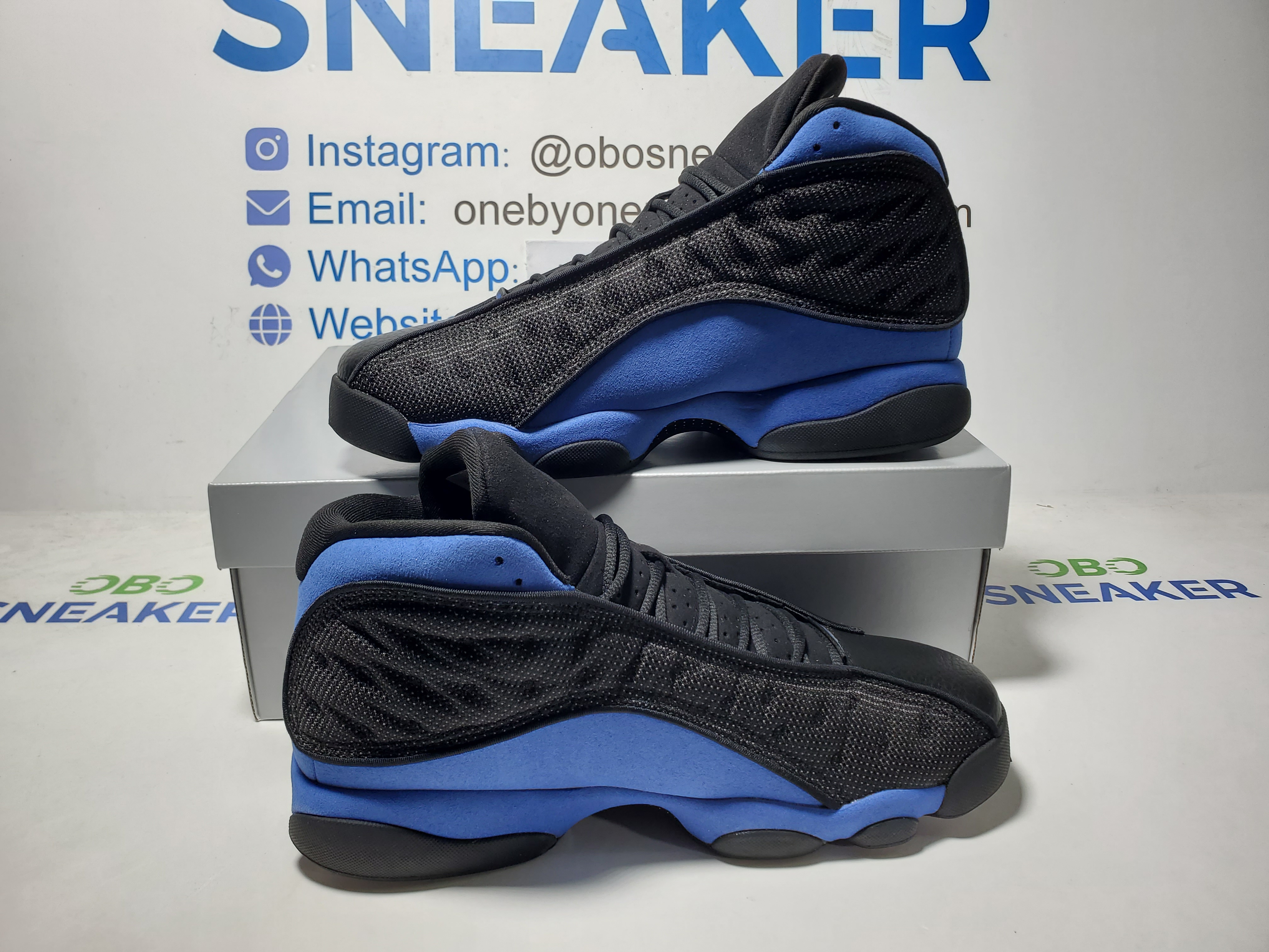 Air Jordan 13 Retro Black Hyper Royal 414571-040 review 1