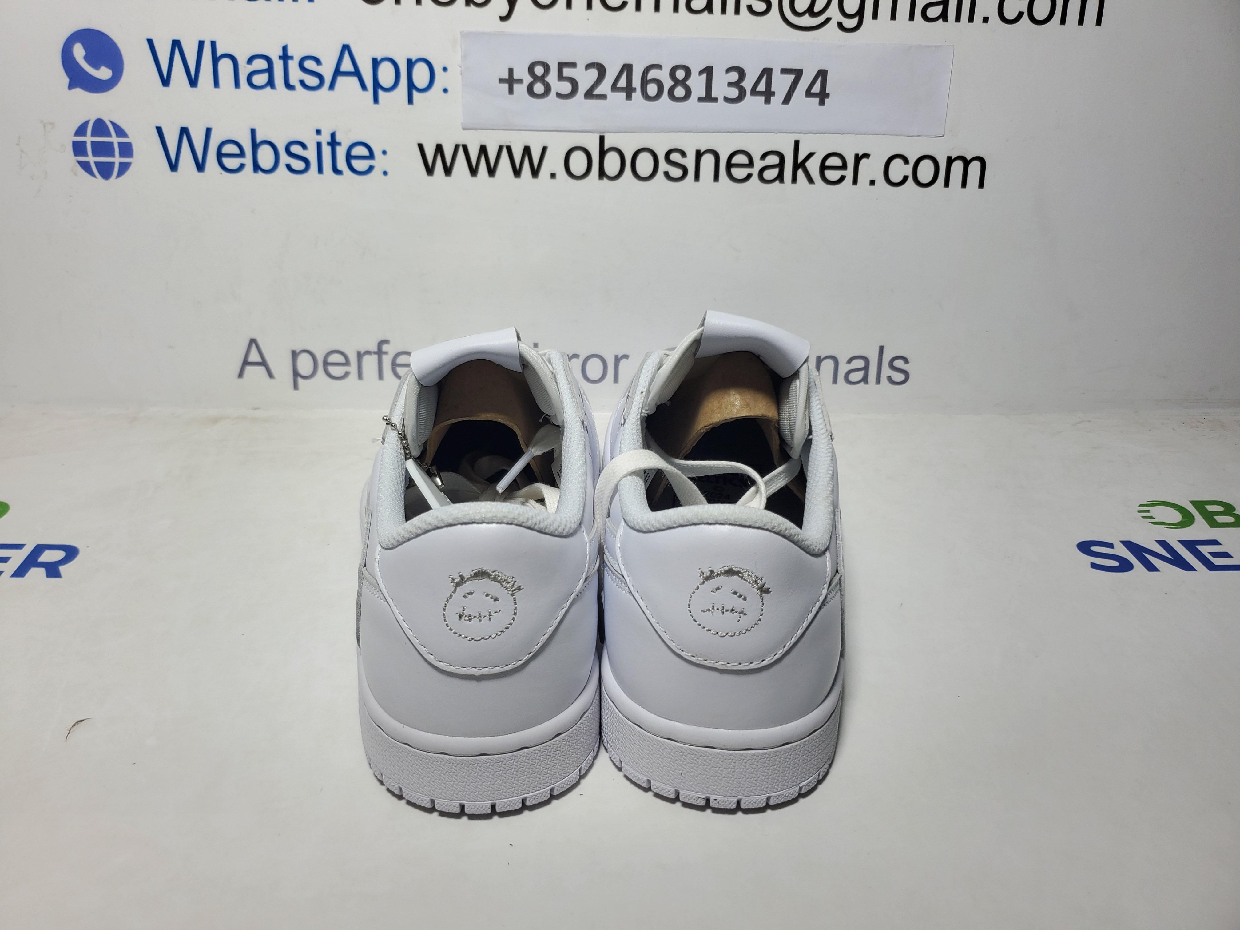 Travis Scott x Air Jordan 1 Retro Low OG SP Michael Rubin White TD1228-111 review 1