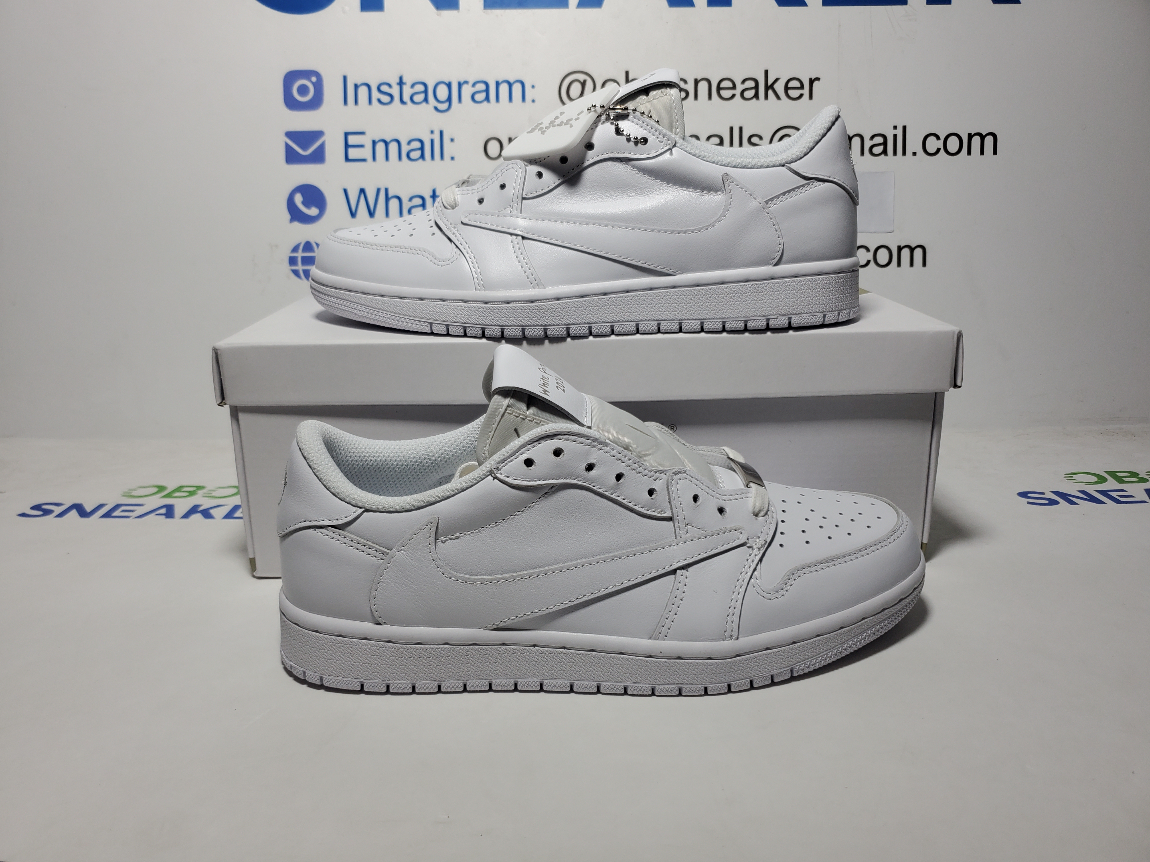 Travis Scott x Air Jordan 1 Retro Low OG SP Michael Rubin White TD1228-111 review 5