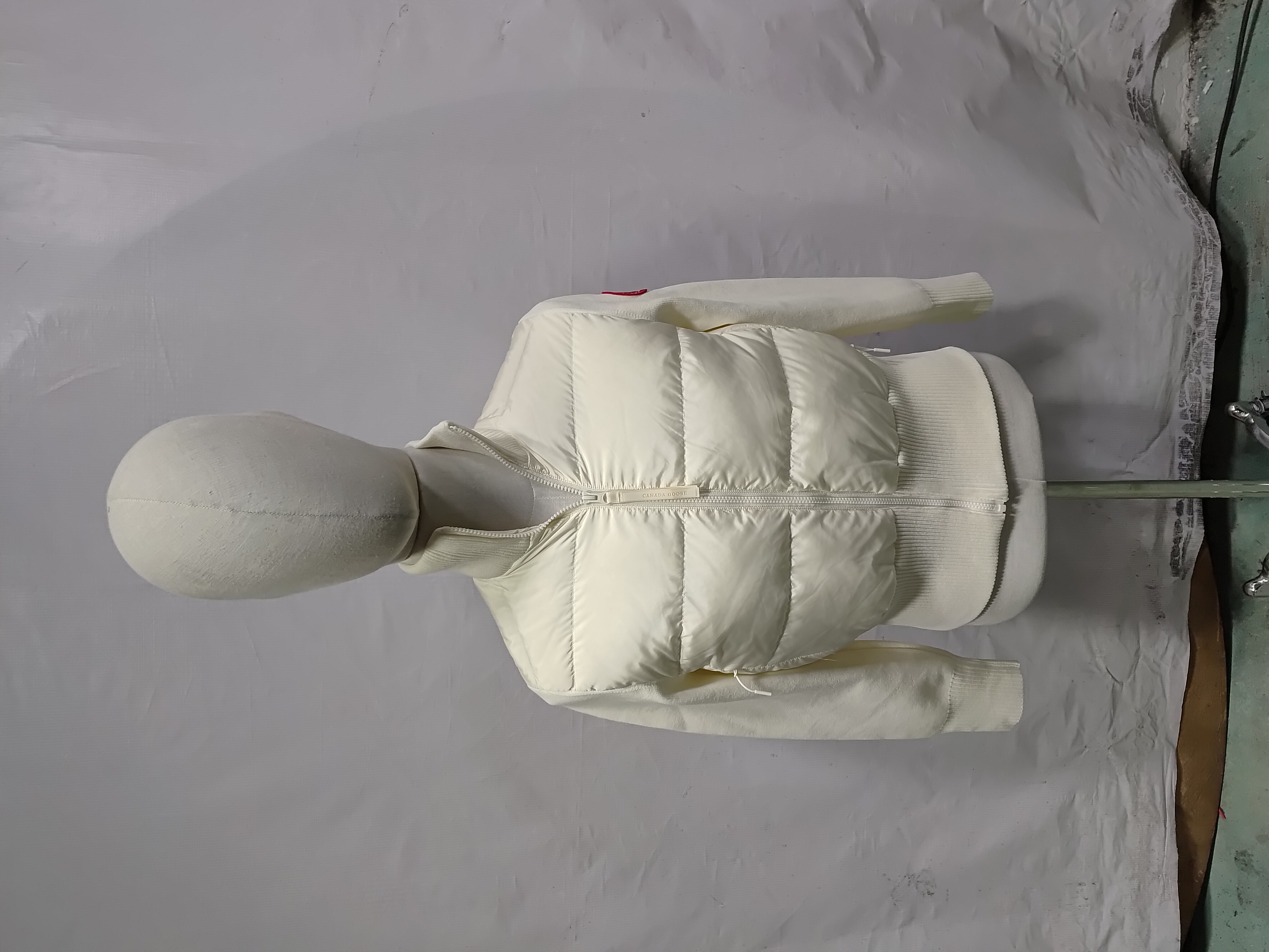 Canada Goose Hybridge Quilted Knit Jacket White review 0