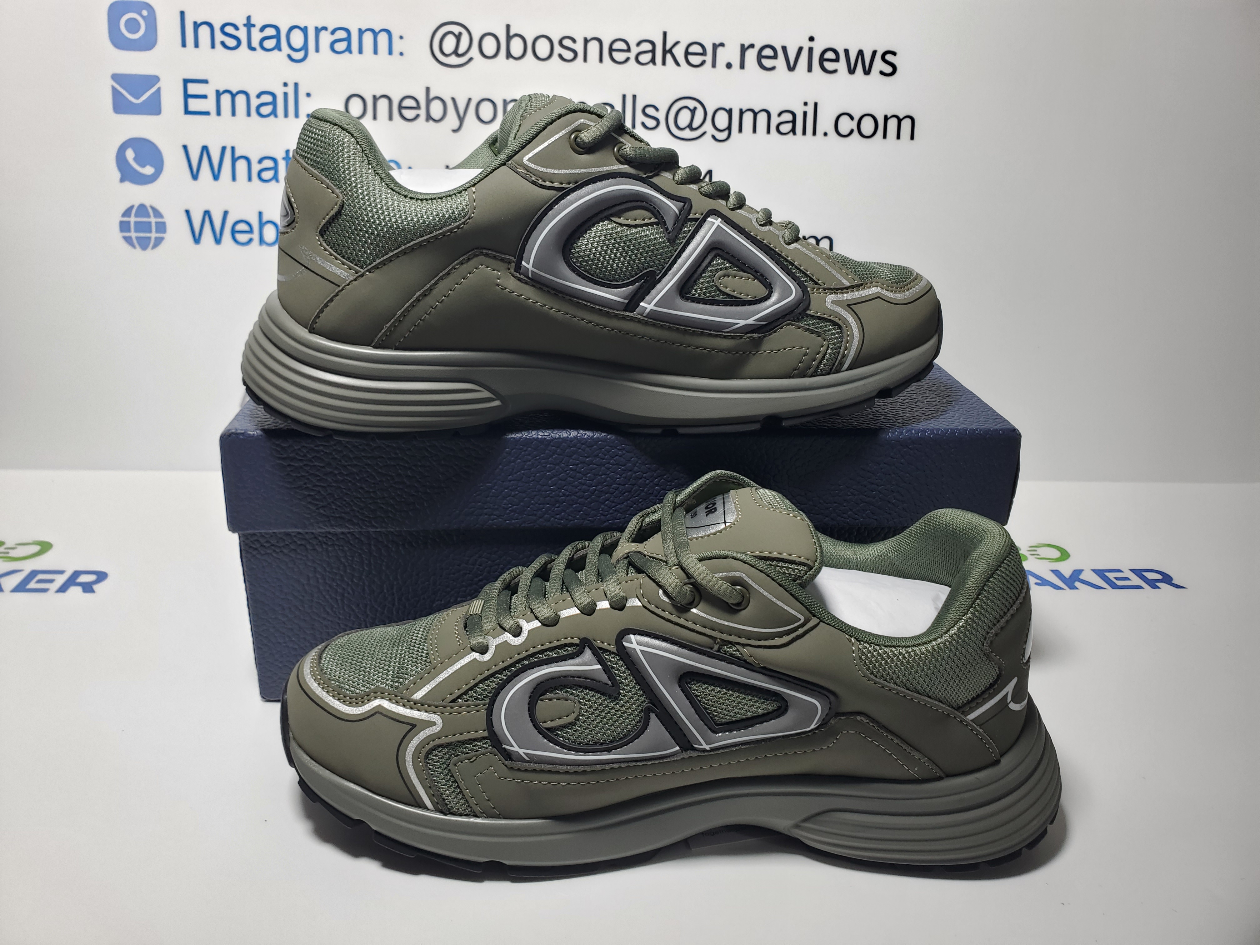 Dior B30 Low Top Olive  3SN279ZRD_H680 review 1