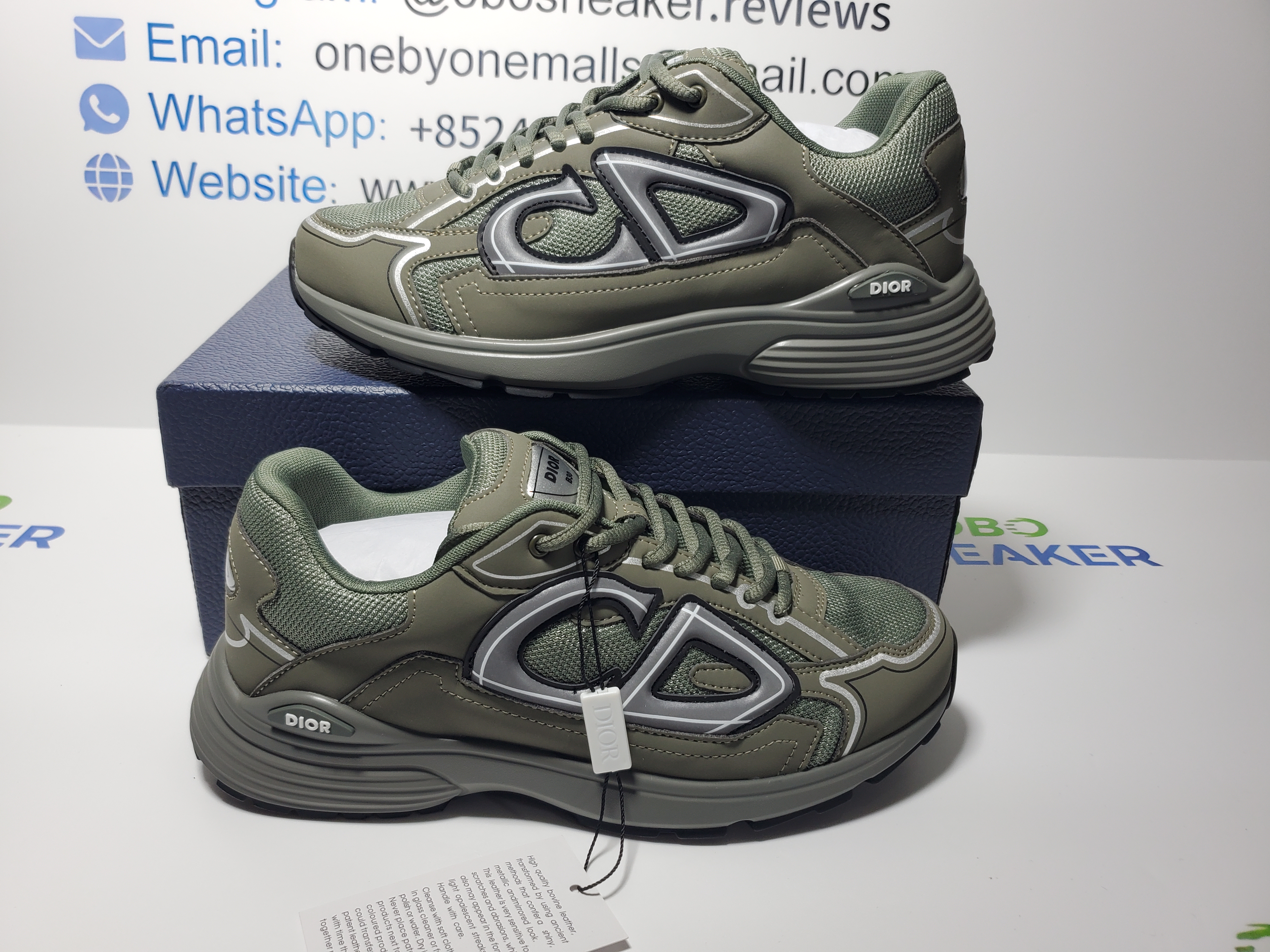 Dior B30 Low Top Olive  3SN279ZRD_H680 review 0
