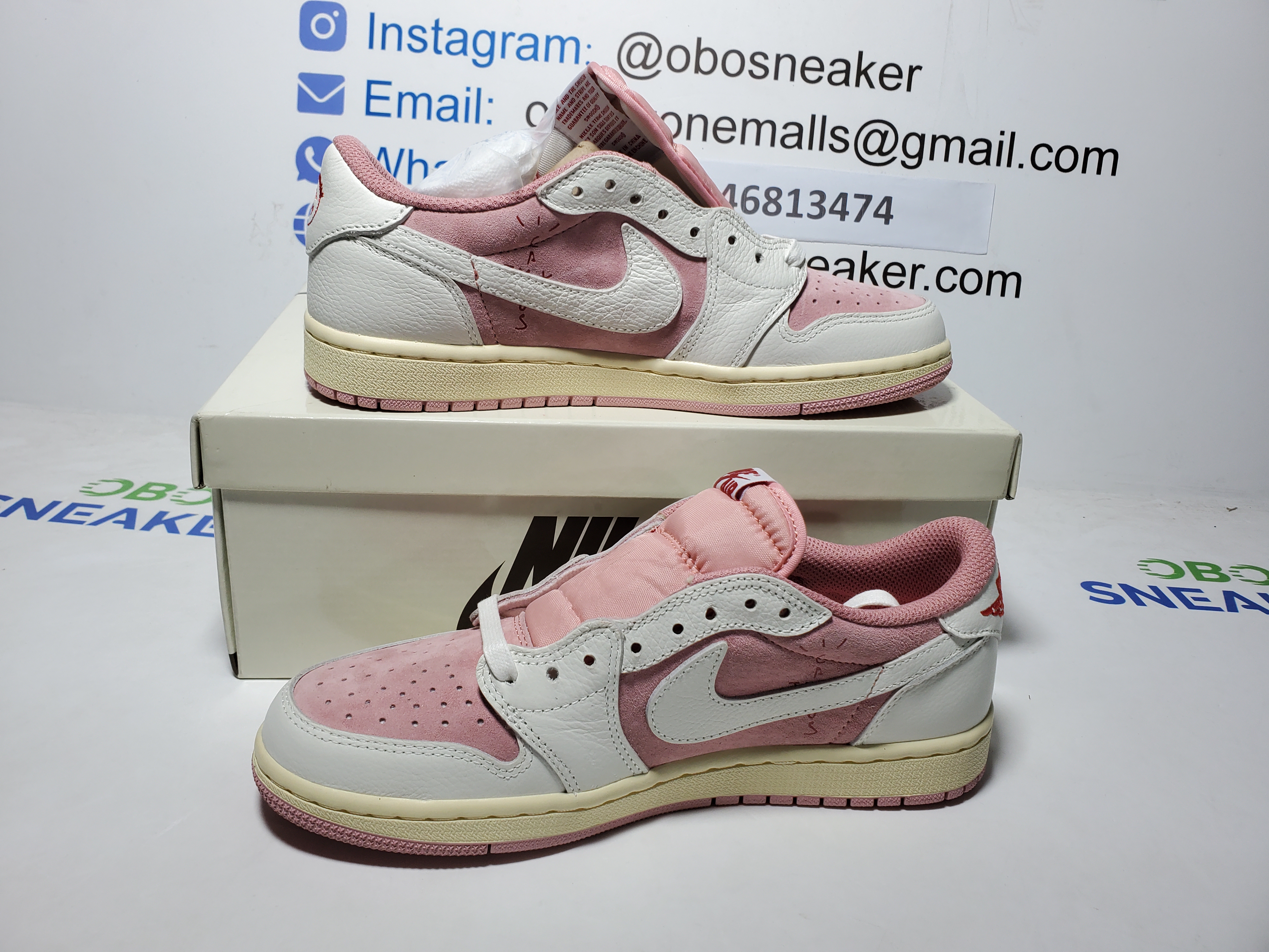 Air Jordan 1 Low x Travis Scott OG White Pink  DM7866-600 review 1