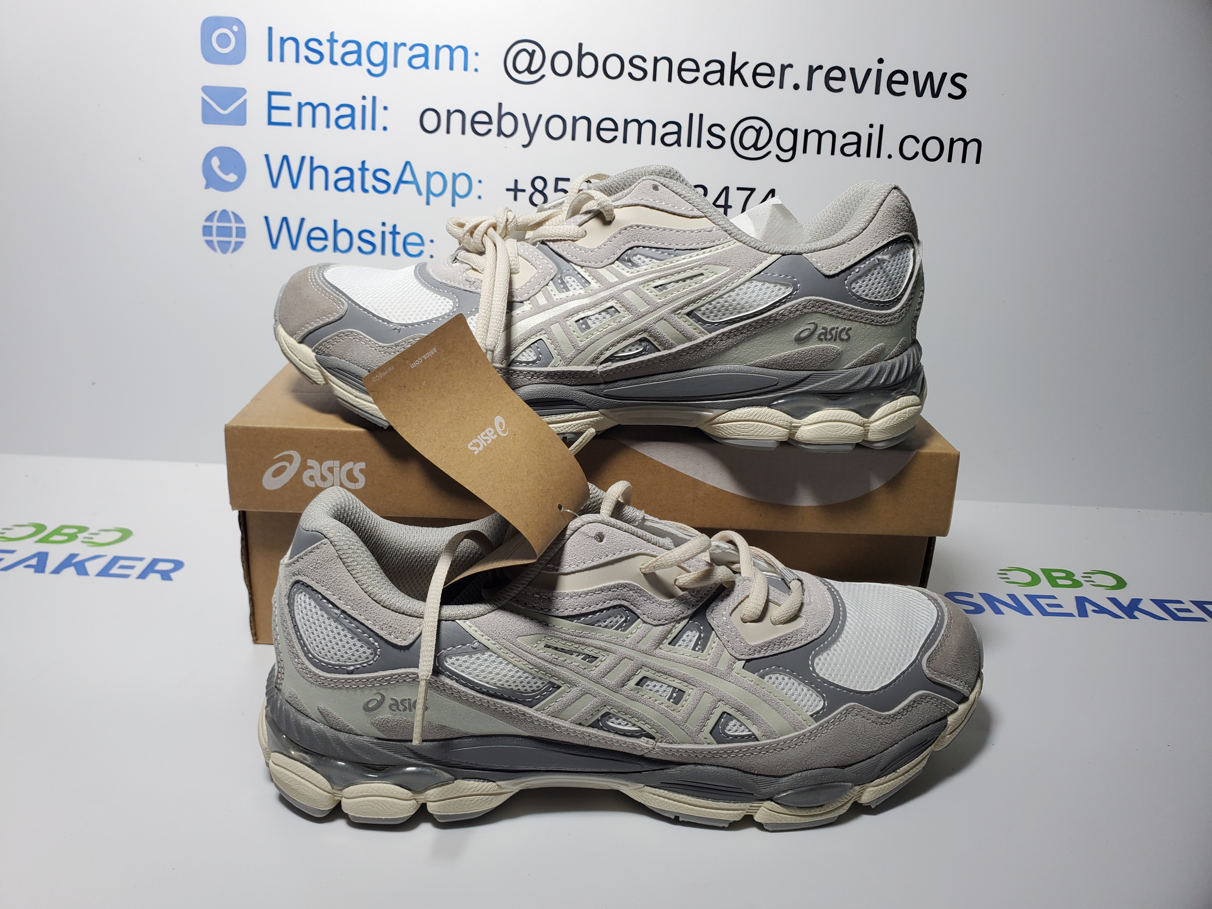ASICS GEL-NYC Men Cream Oyster Grey review 1