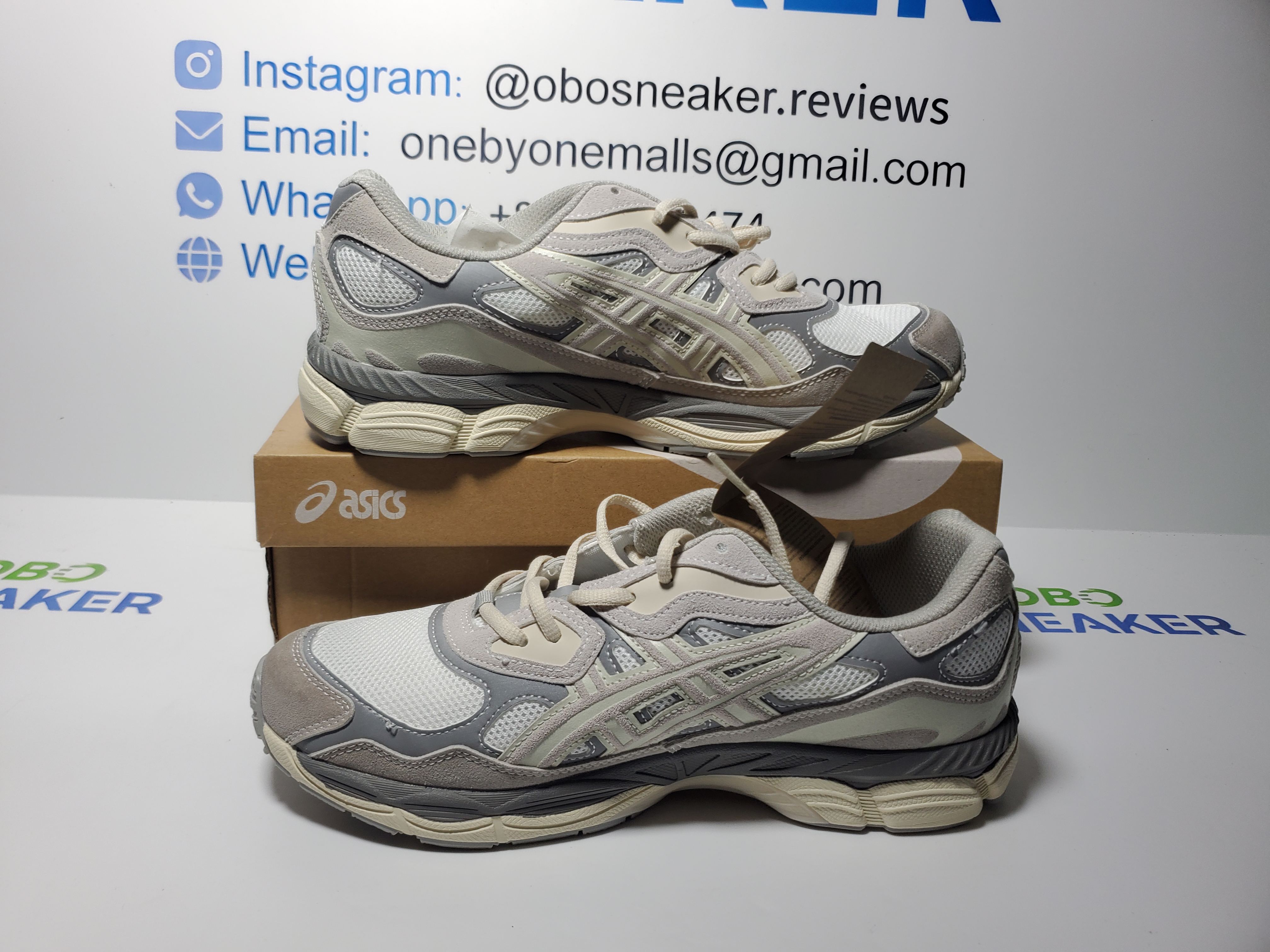 ASICS GEL-NYC Men Cream Oyster Grey review 0