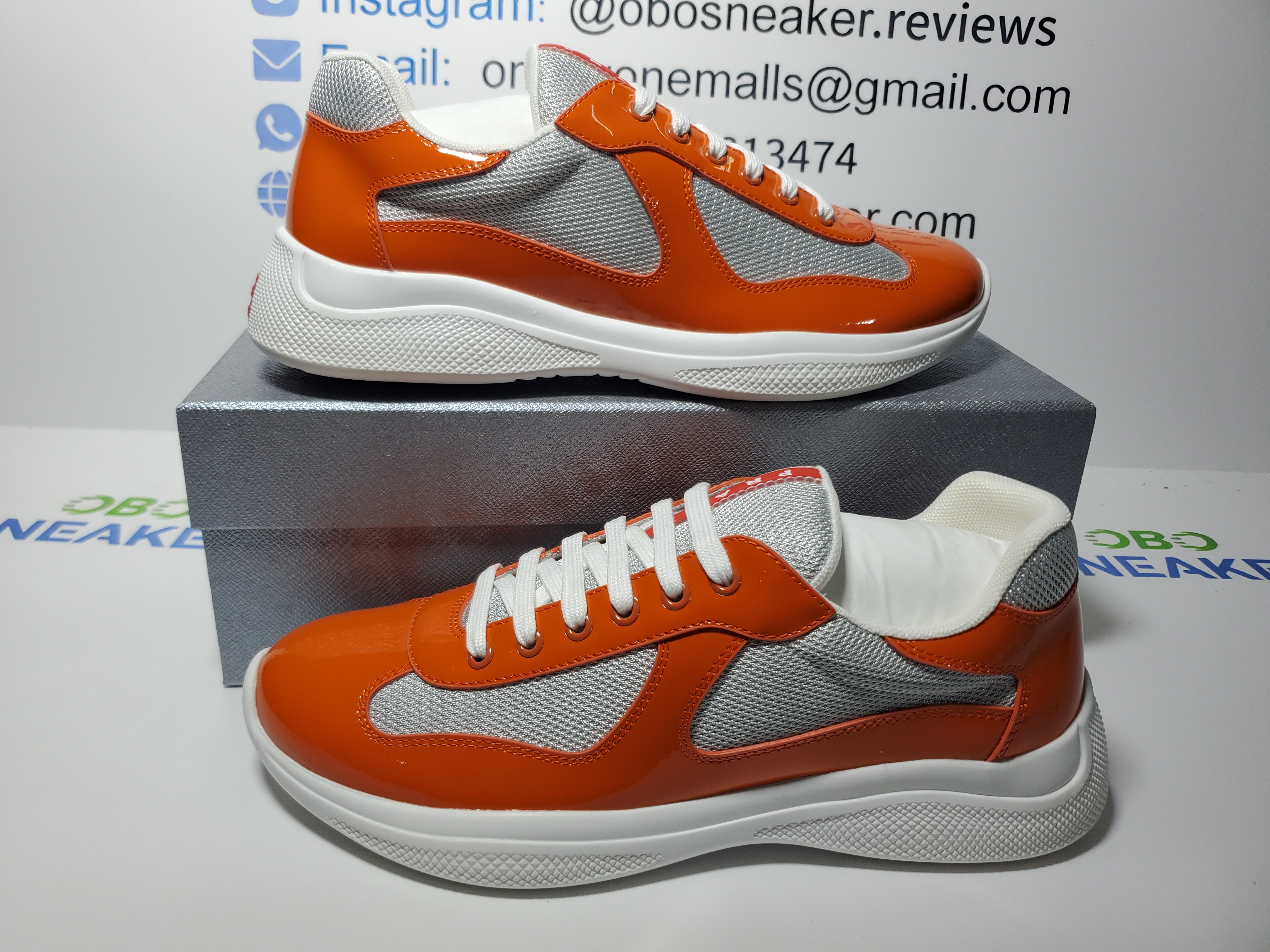 Prada Sneakers Orange review 0