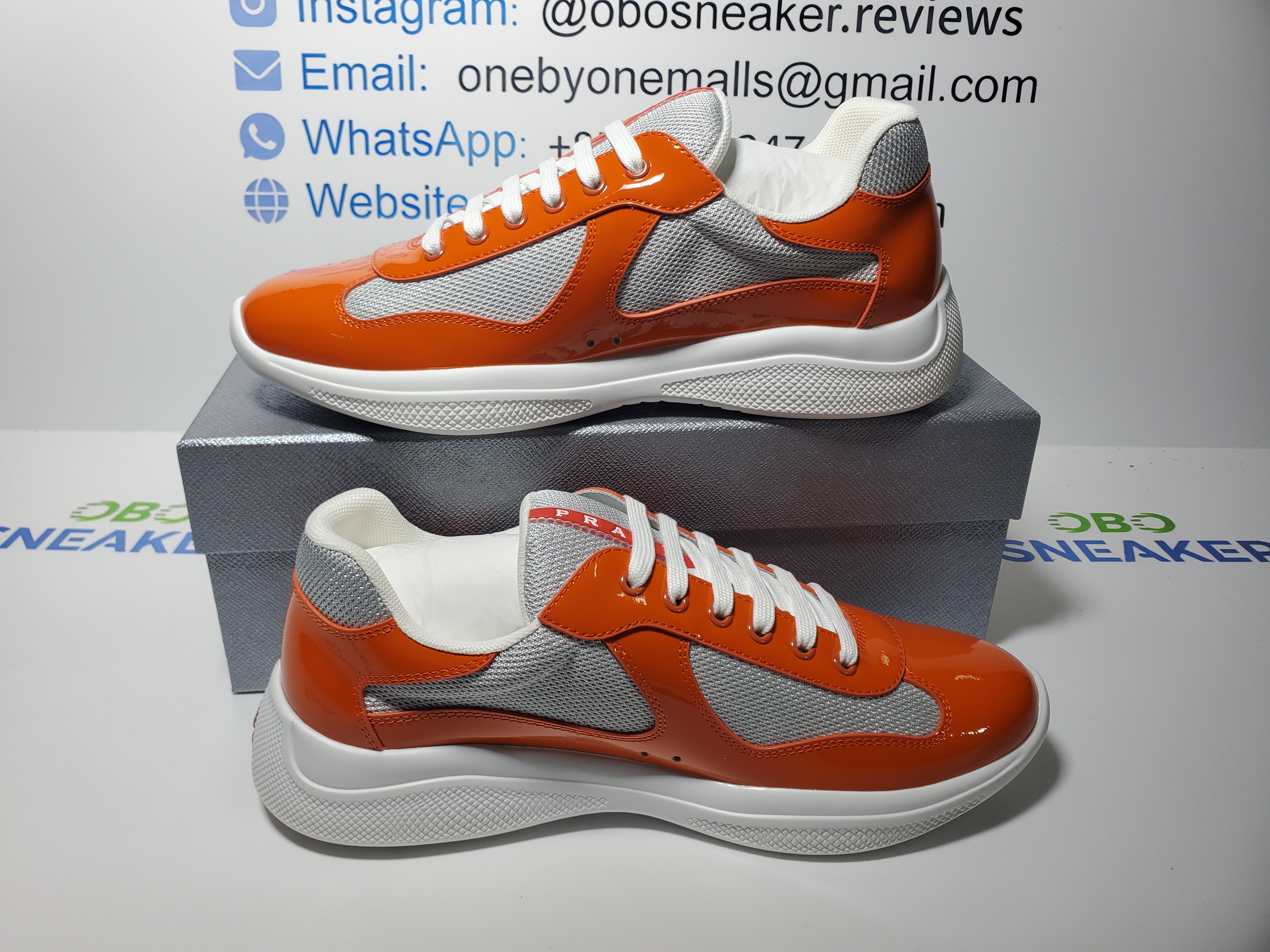 Prada Sneakers Orange review 1