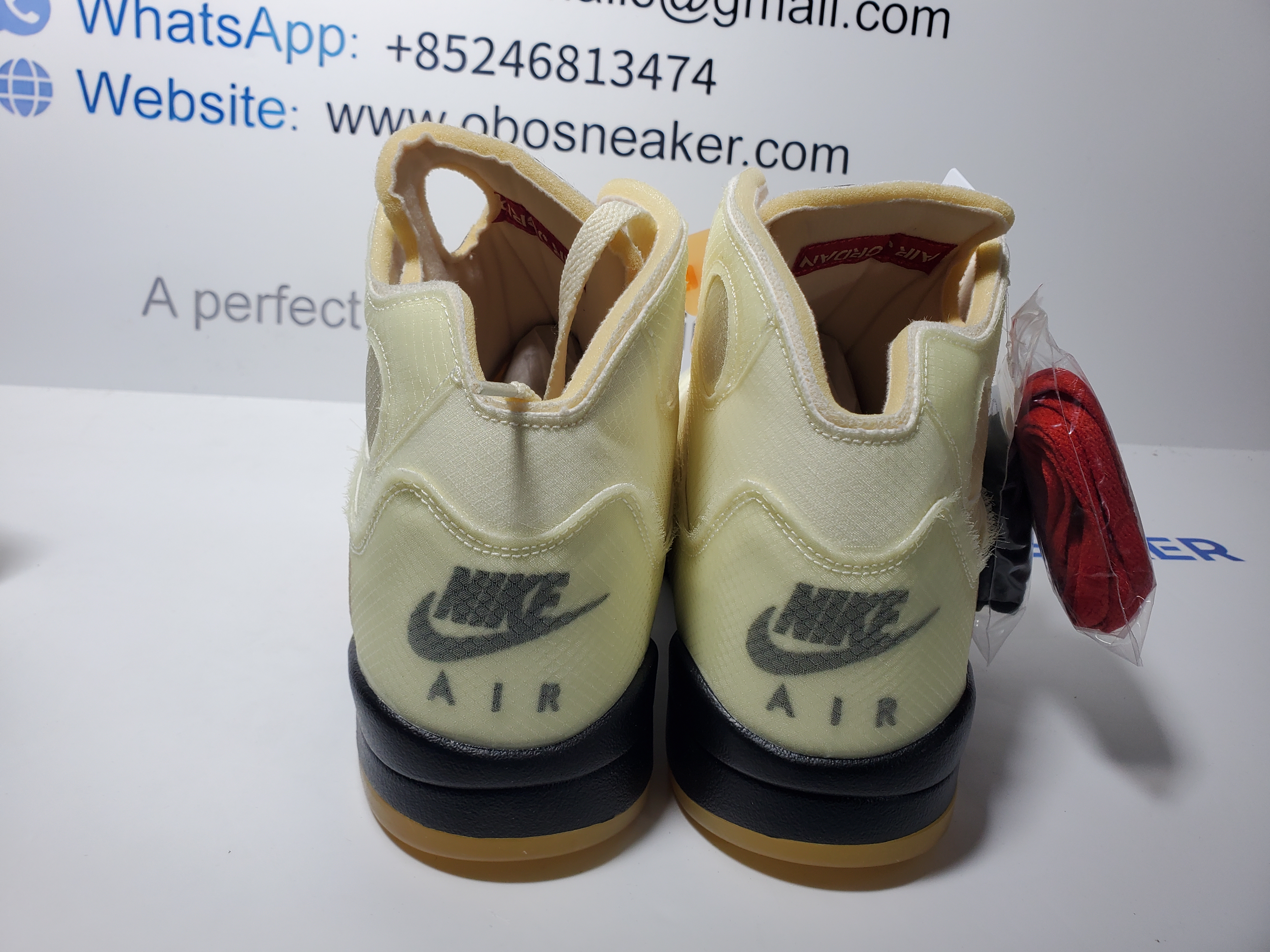Air Jordan 5 Retro Off-White Sail DH8565-100 review Obosneaker 02