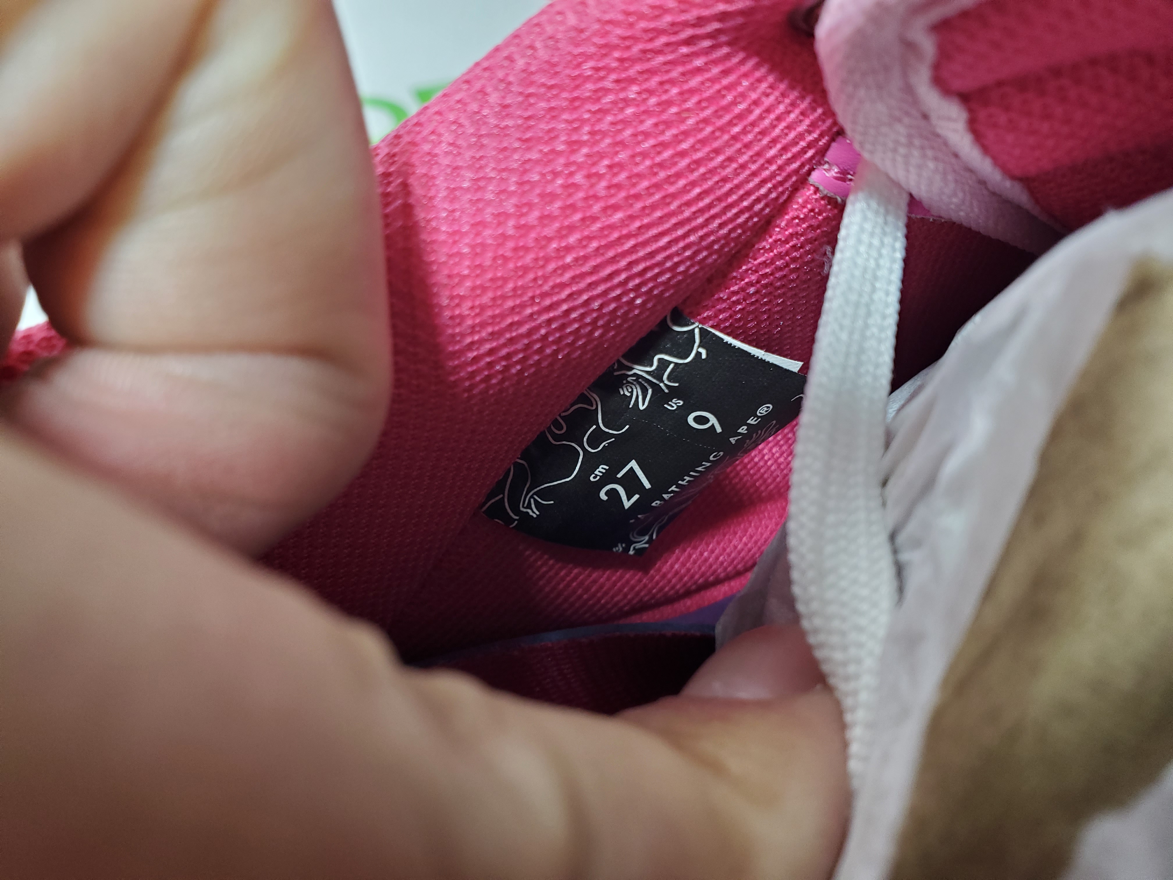 A Bathing Ape Bape Nine Red Cartoon 1H20-191-046 M review 3