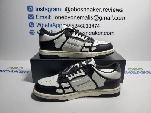 AMIRI MA-1 Skel Top Low White Black White MFS002-004 review 