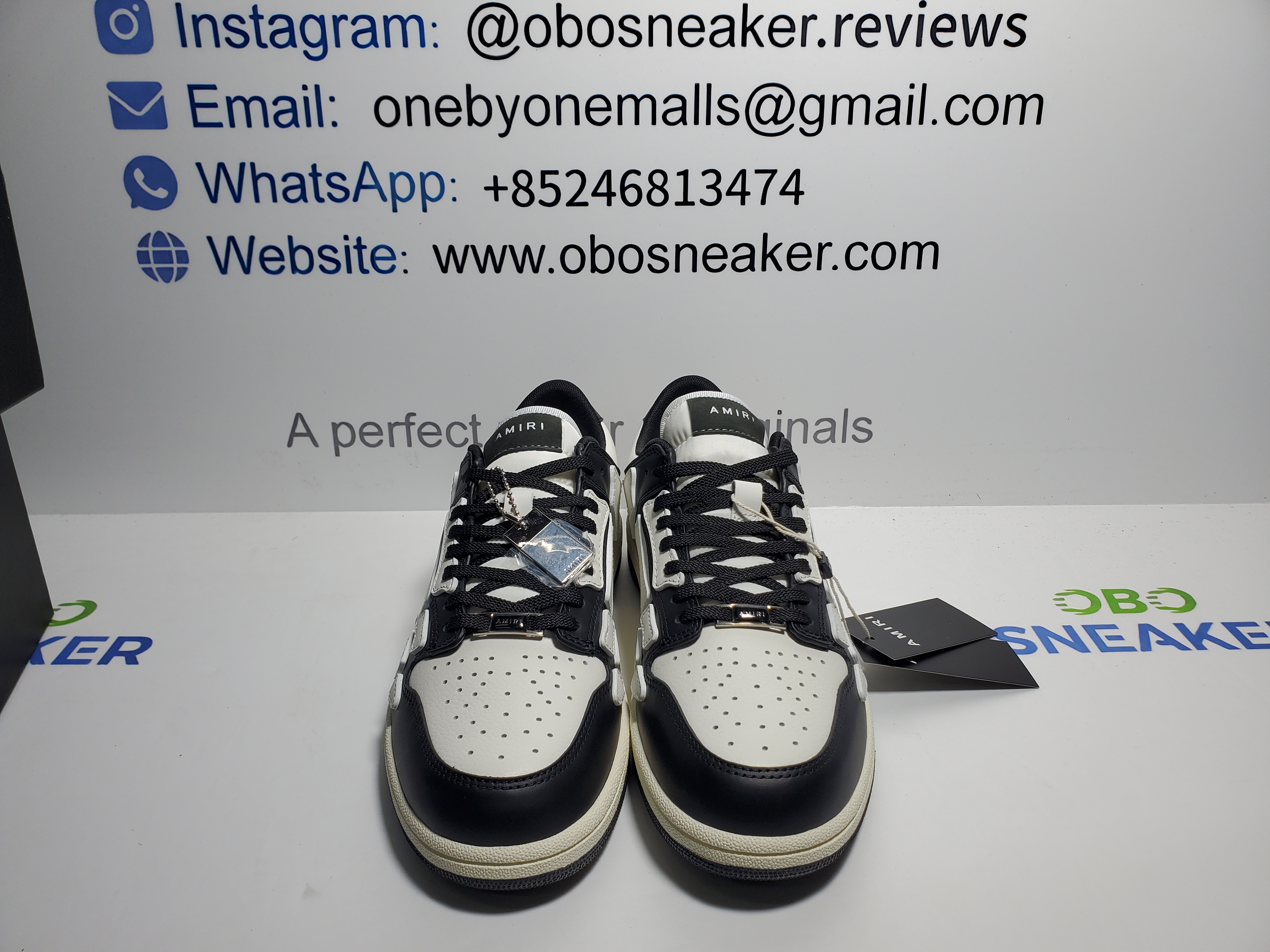 AMIRI MA-1 Skel Top Low White Black White MFS002-004 review 3