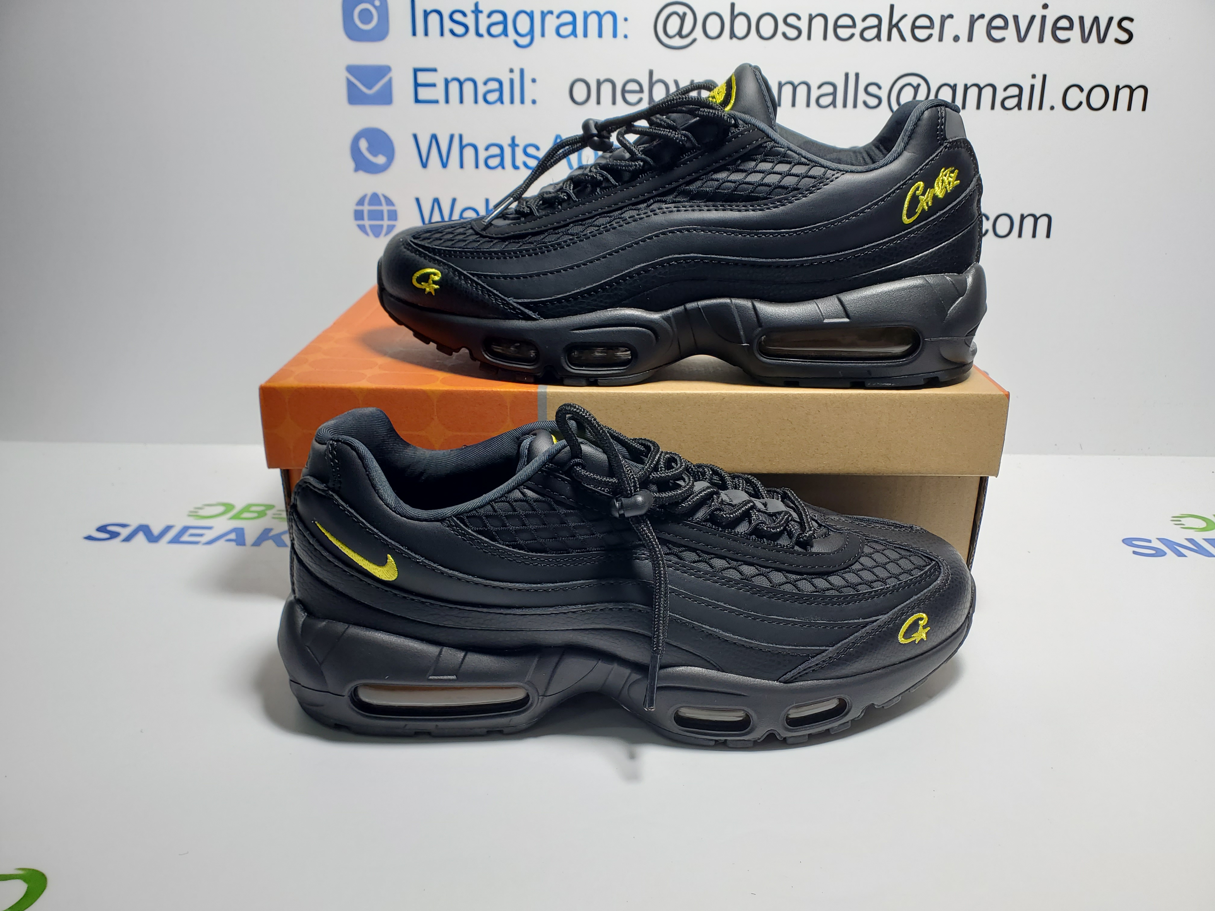 Nike Air Max 95 x Corteiz Black Tour Yellow FB2709-003 review 5