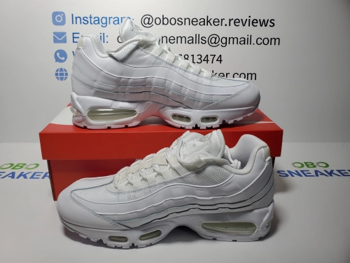 Nike Air Max 95 Essential White Grey Fog CT1268-100 review 