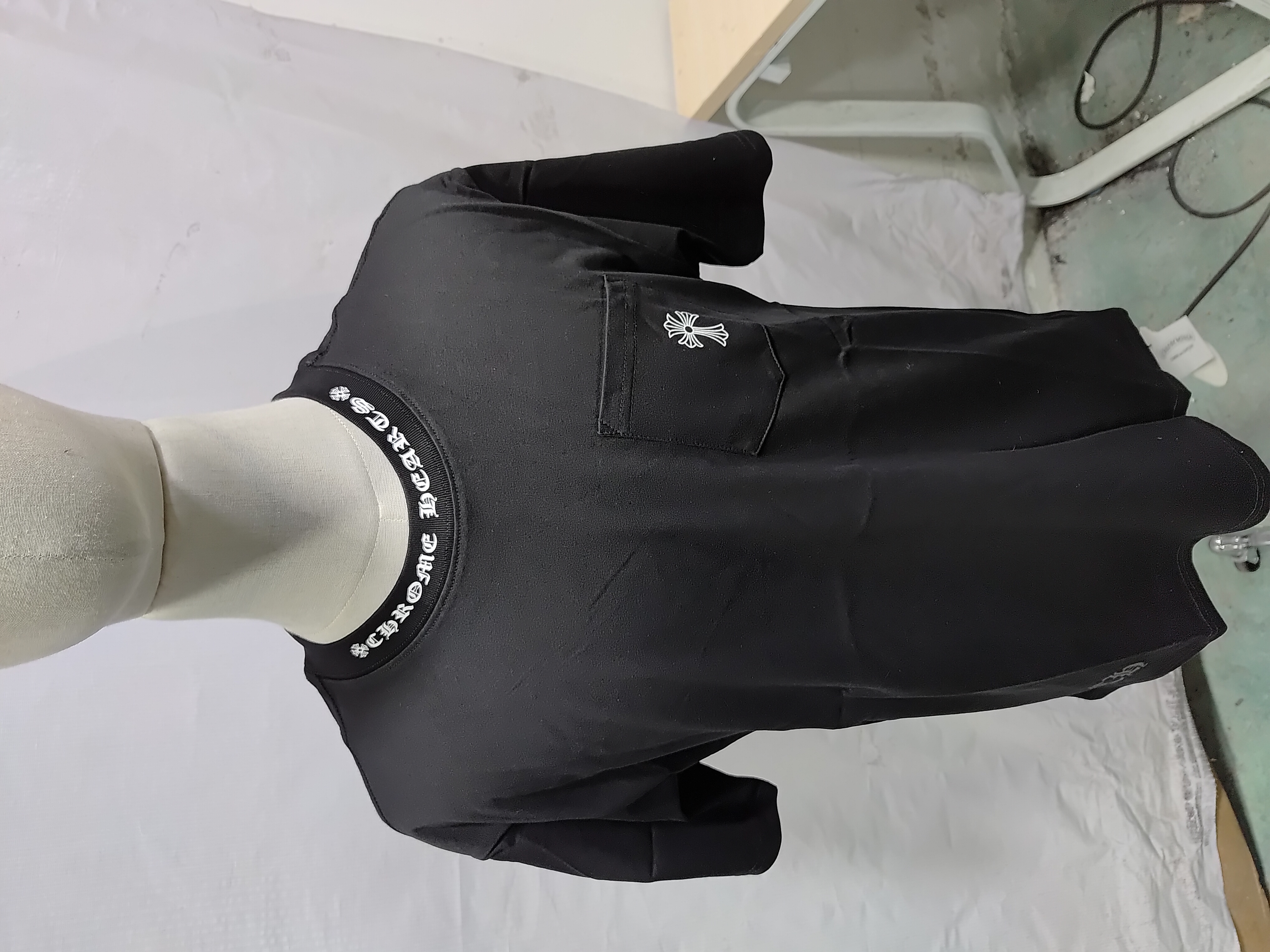 Chrome Hearts T-shirt YL#2208 Black/White review 0