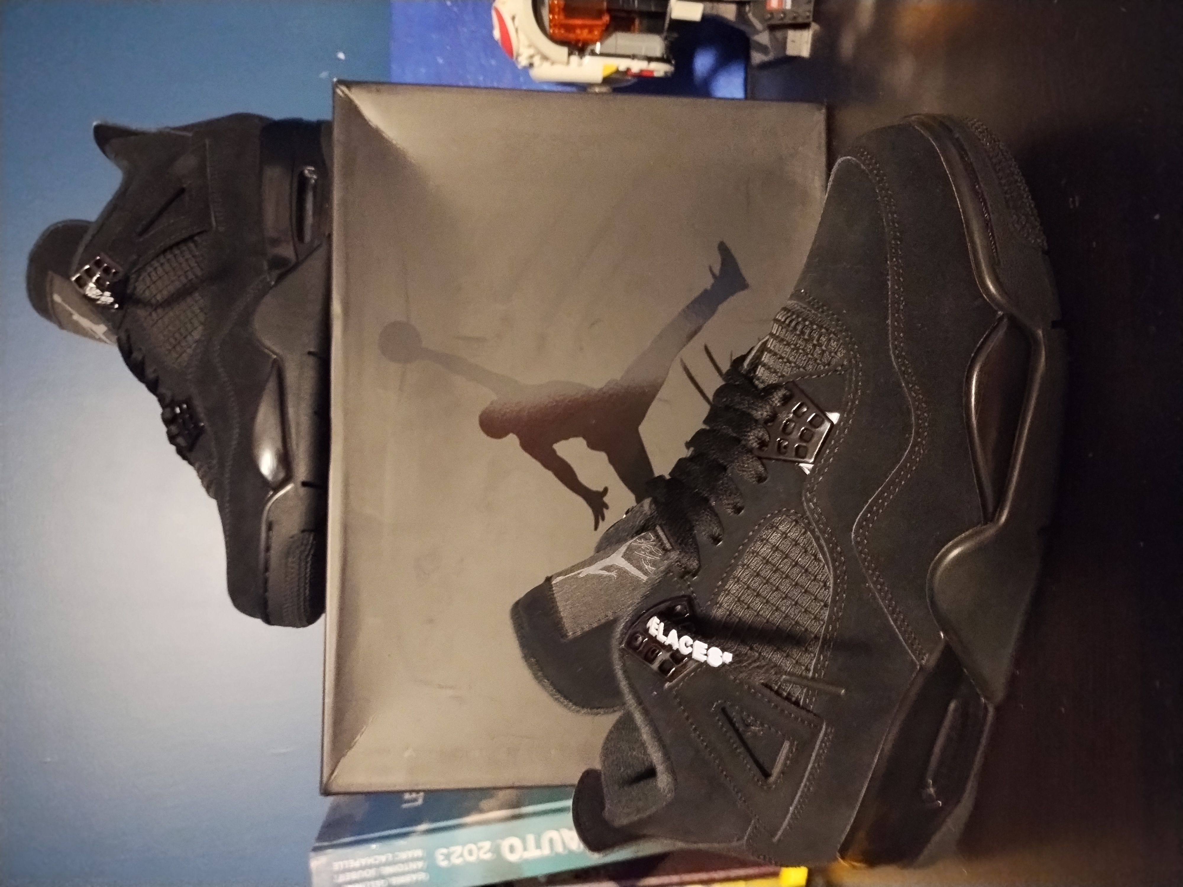 TOP Version Air Jordan 4 Retro Black Cat CU1110-010 review Noah 00